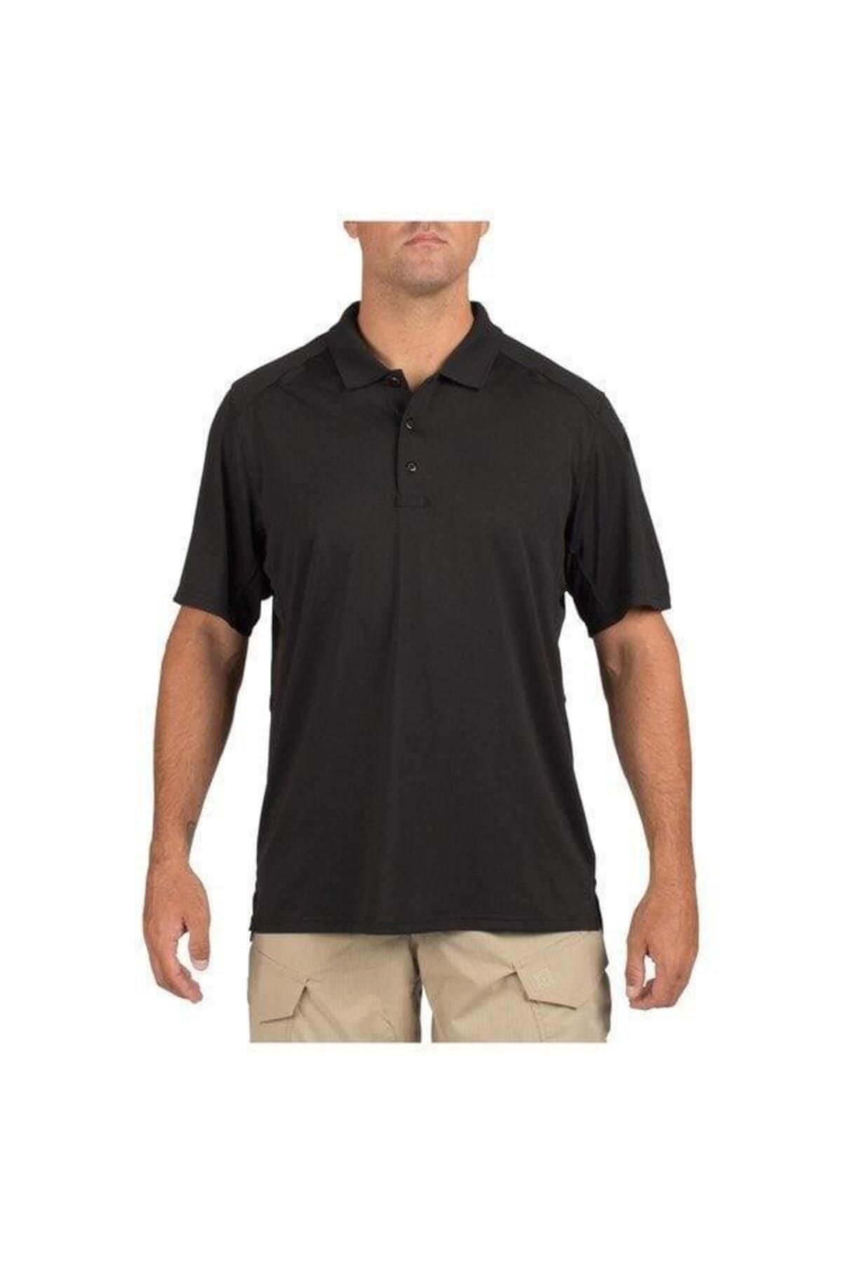 5.11 CHARCOAL S/S HELIOS POLO T-SHIRT