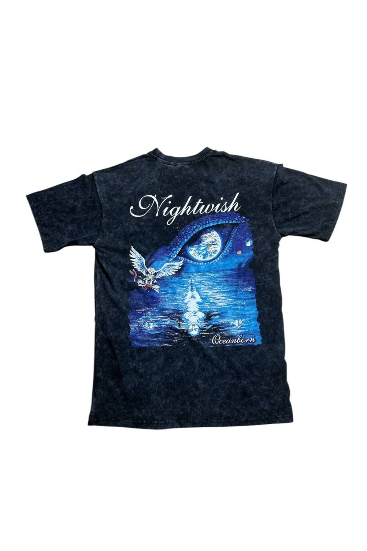 Lucky Boy Nightwish Oceanborn Yıkamalı T-shirt