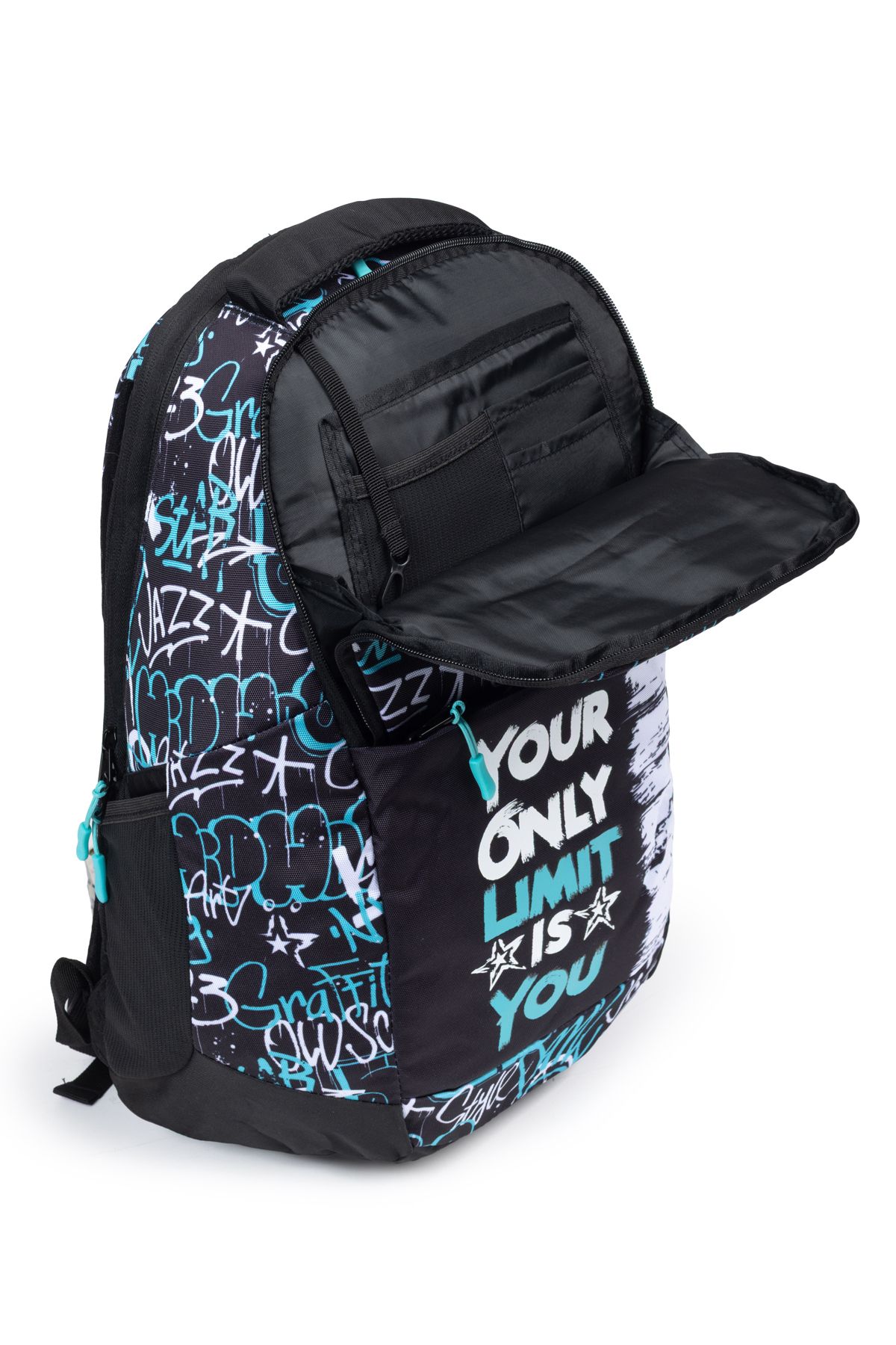 Necati Çanta-Speak Your Style: Energetic Backpack with Graffiti Pattern 7