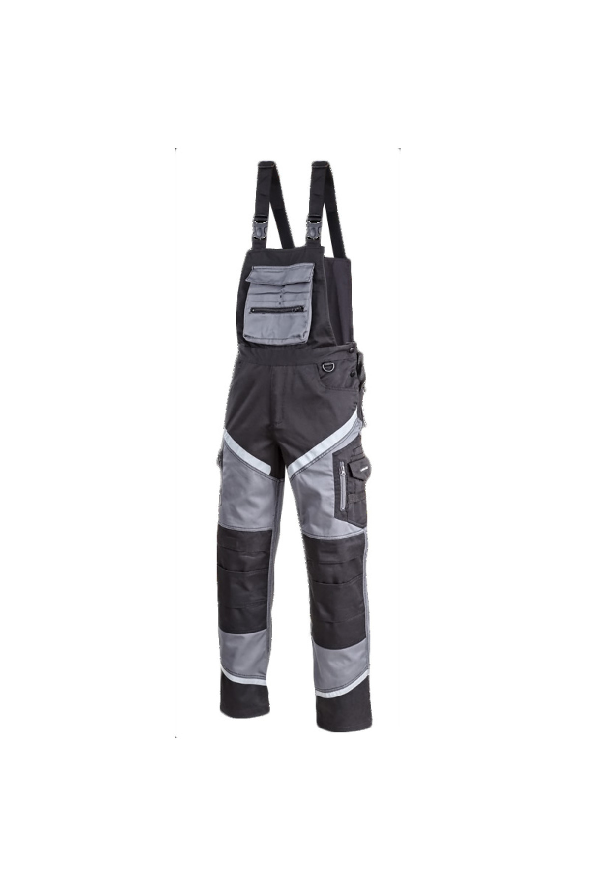 Lahti Pro Salopeta Lucru Groasa Premium Negru-gri - Xl/h-182 - One Size