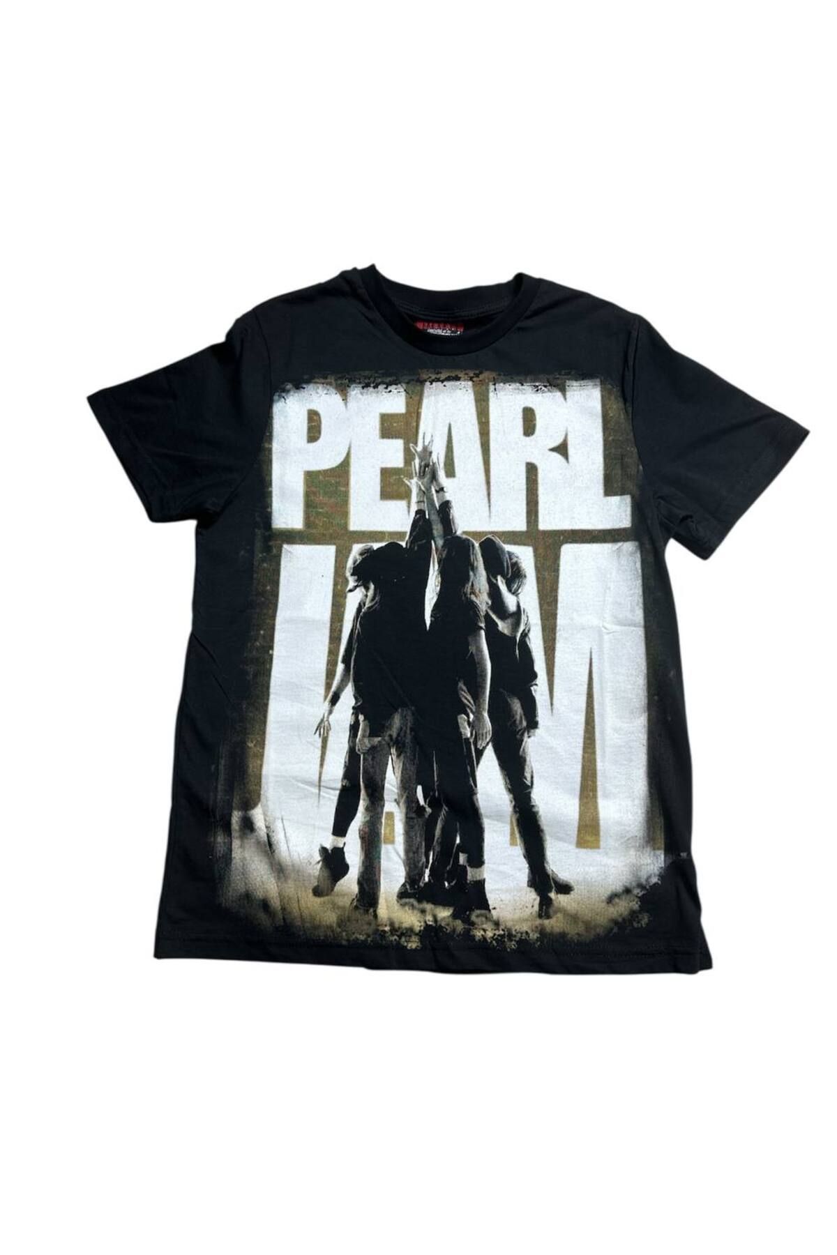 undergraund Camisetas Pearl Jam Kısa Kollu T-Shirt