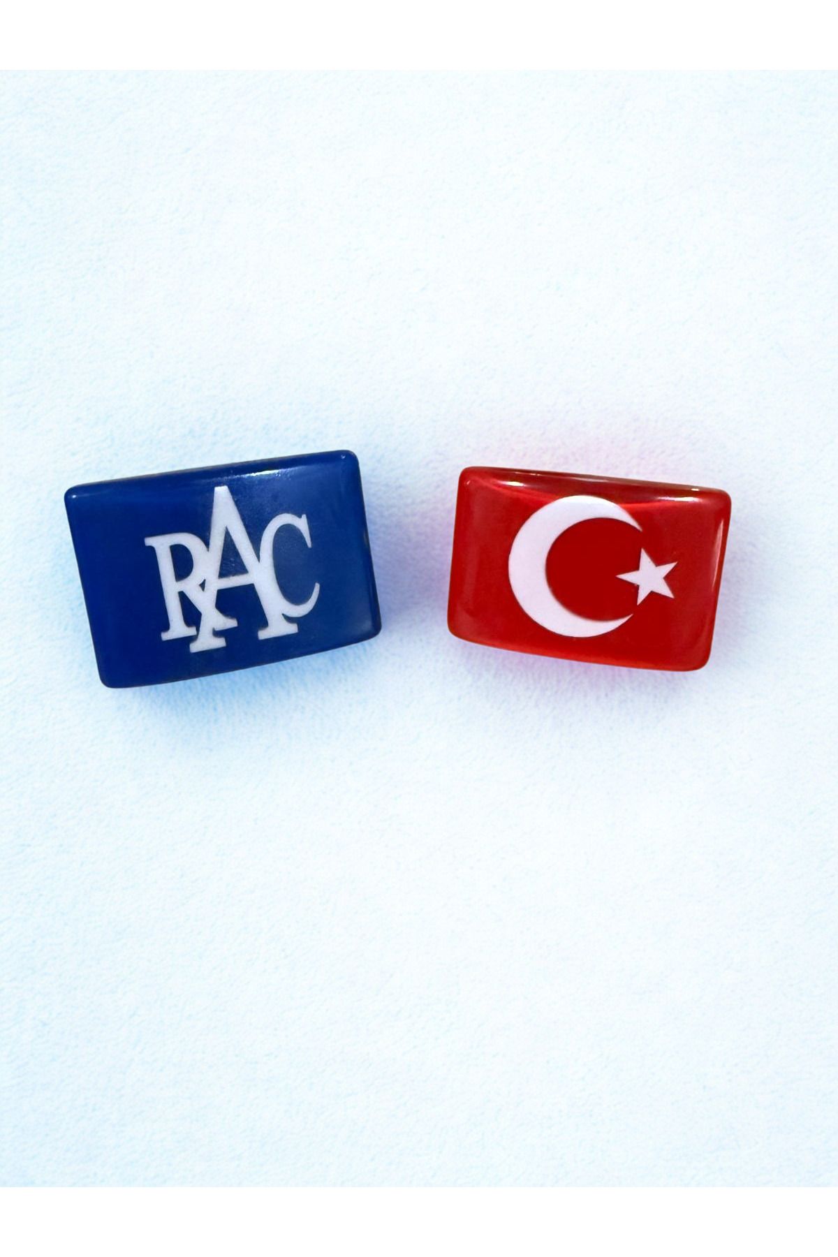 ERT Tuning Türk Bayrağı - RAC Panjur Arması - Panjur Arması 2'li Set