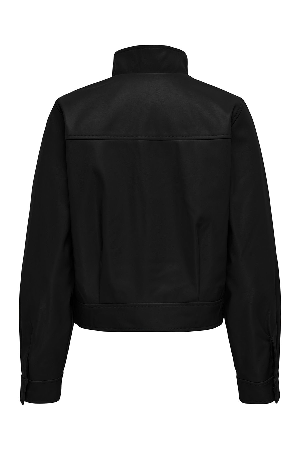 ONLY ONLAMBER FAUX LEATHER JACKET CC OTW Kadın Siyah Mont - 15322014