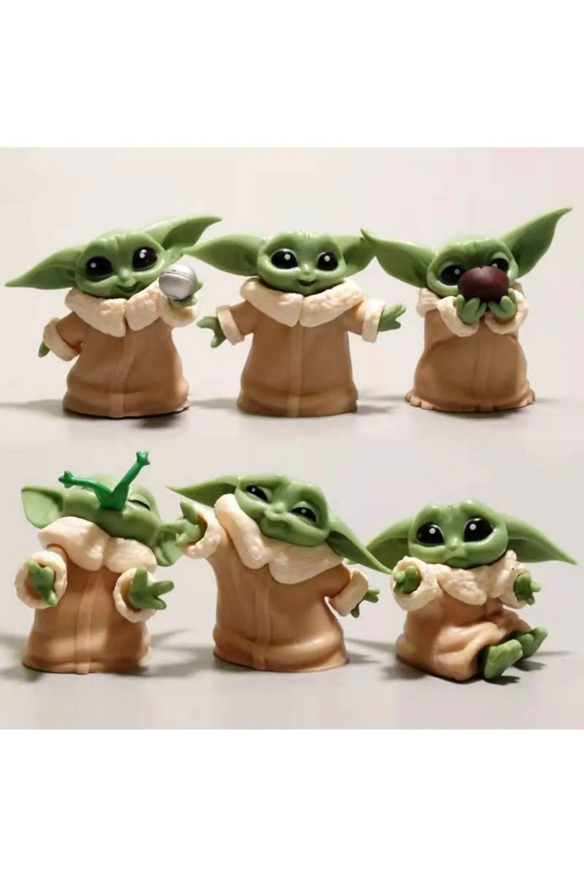 SerenityHaven Star Wars 2 Adet Çift Mıknatıslı 6cm Baby Yoda Figür ( Stok Durumuma Göre Gönderilir )