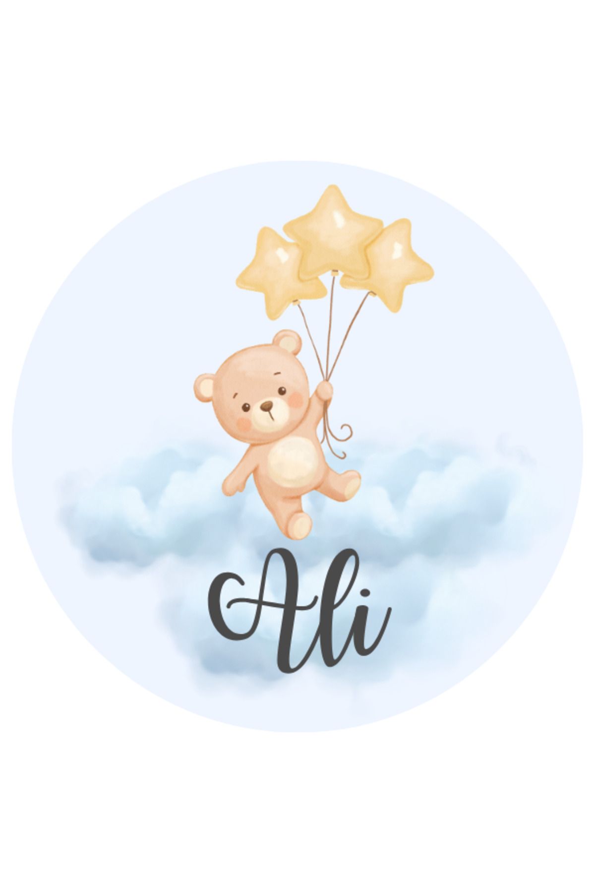 cutart Kişiye Özel Isimli Tarihli Bebek Doğum Mevlid Söz Nişan Kına Düğün Madlen 96 Adet 4cm Sticker