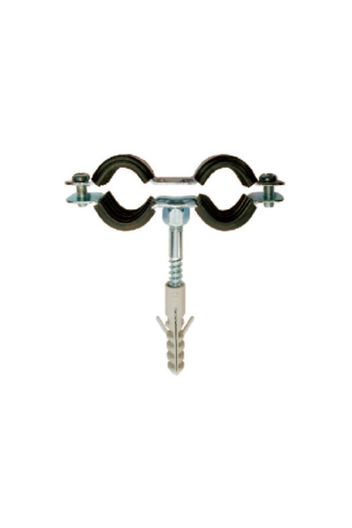 MK-Double Pipe Clamp With Gasket 1/2"/20-23Mm 1