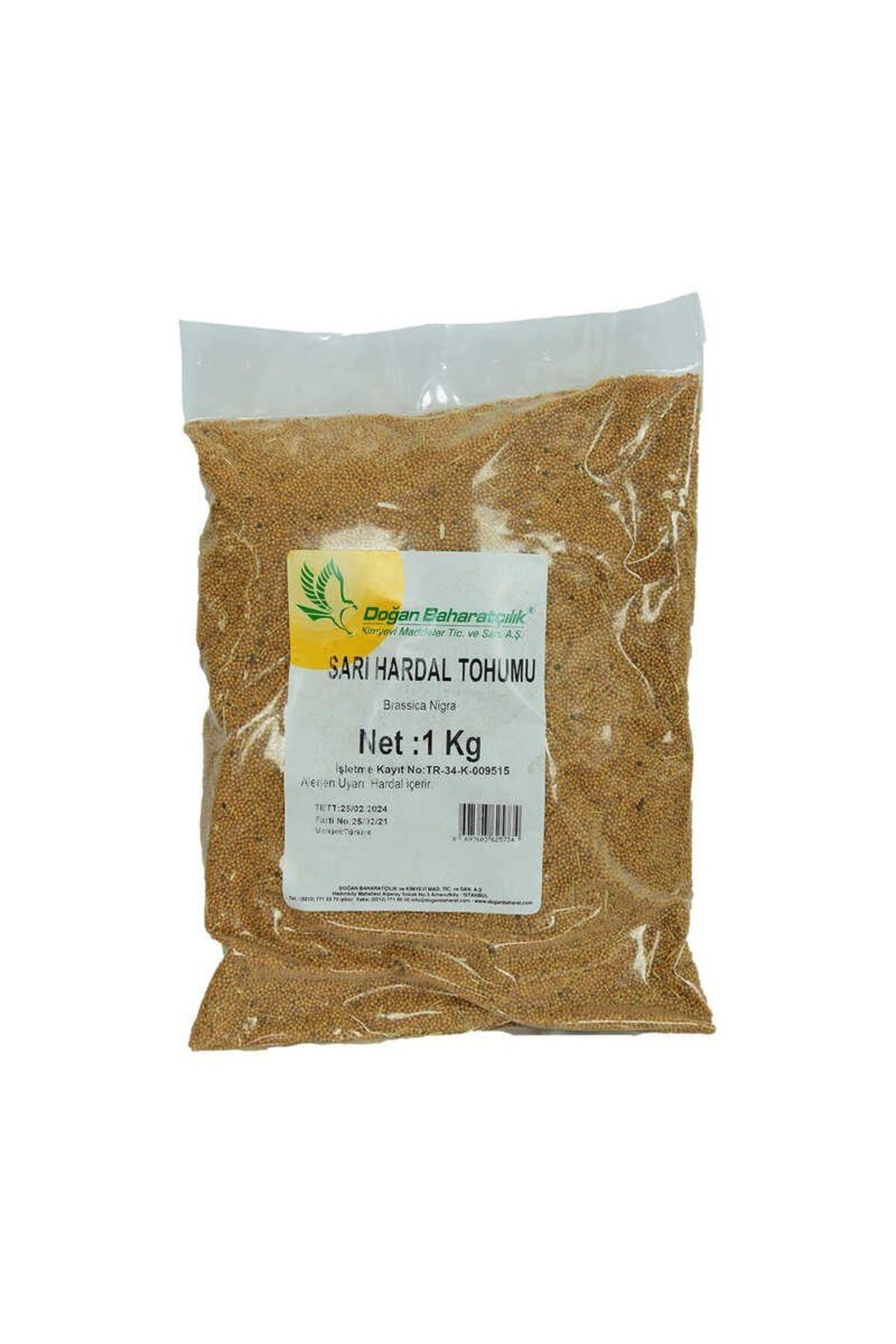 merland benvecocuk Hardal Tohumu Tane Doğal Sarı 1000 Gr Paket