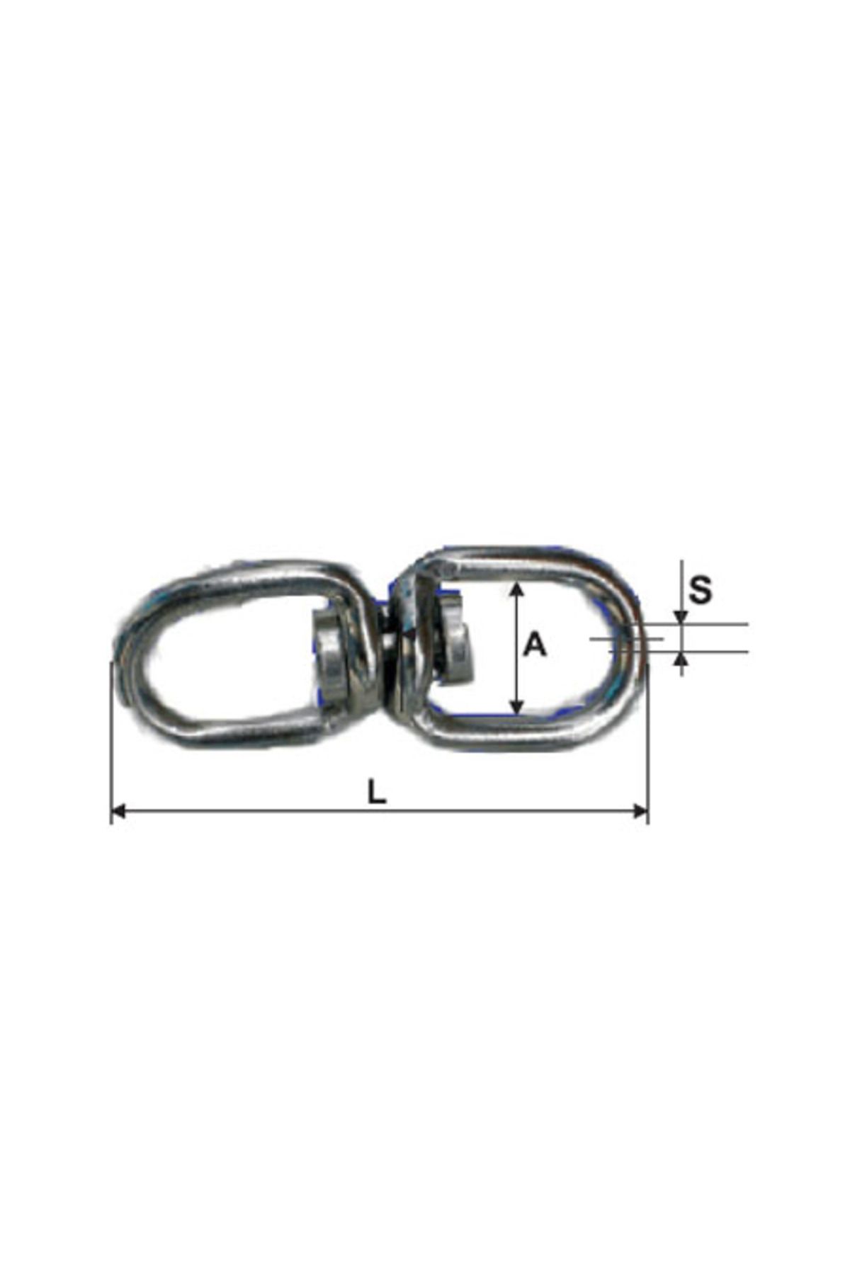 MK Articulatie Inel - Inel Zincata 3.8mm / 14x50mm - One Size