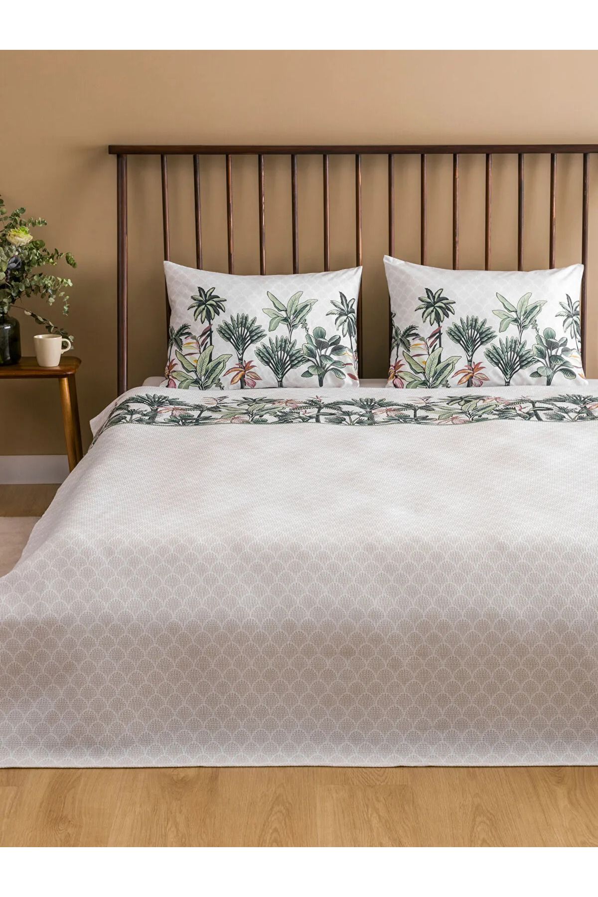 LC Waikiki Desenli Çift Kişilik Pike Seti