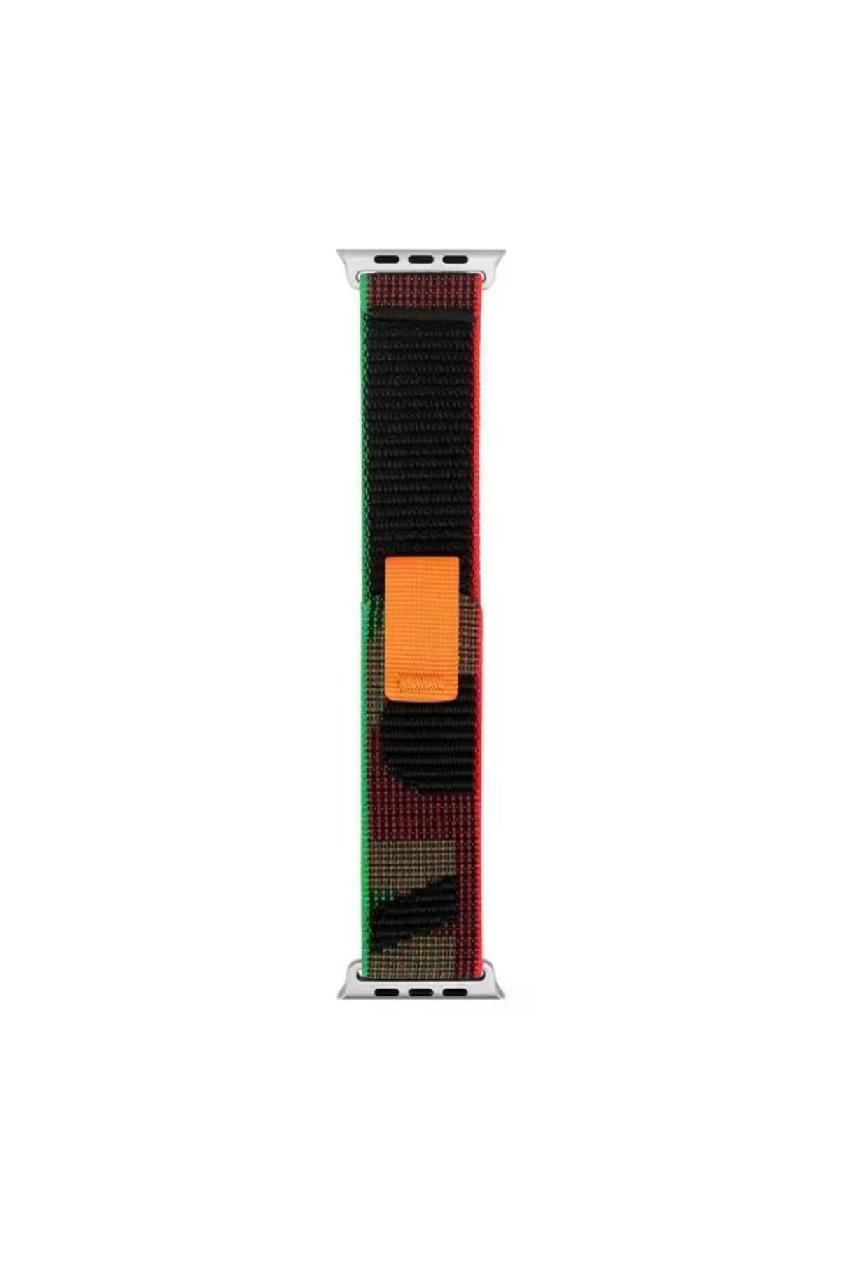 Bruntoo BR Apple Watch Series Ultra 10/9/8/7/6/5/4/SE/3/2/1 49mm-46mm-45mm-44mm-42mm Uyumlu Trail Loop kordon