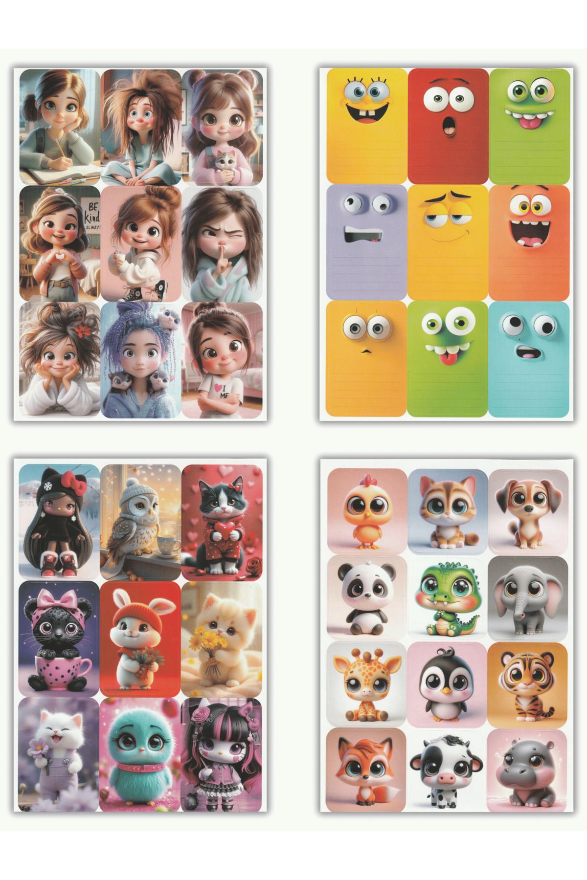 Mielibon-Sticker Notebook |   16 Pages 300+ Stickers 3