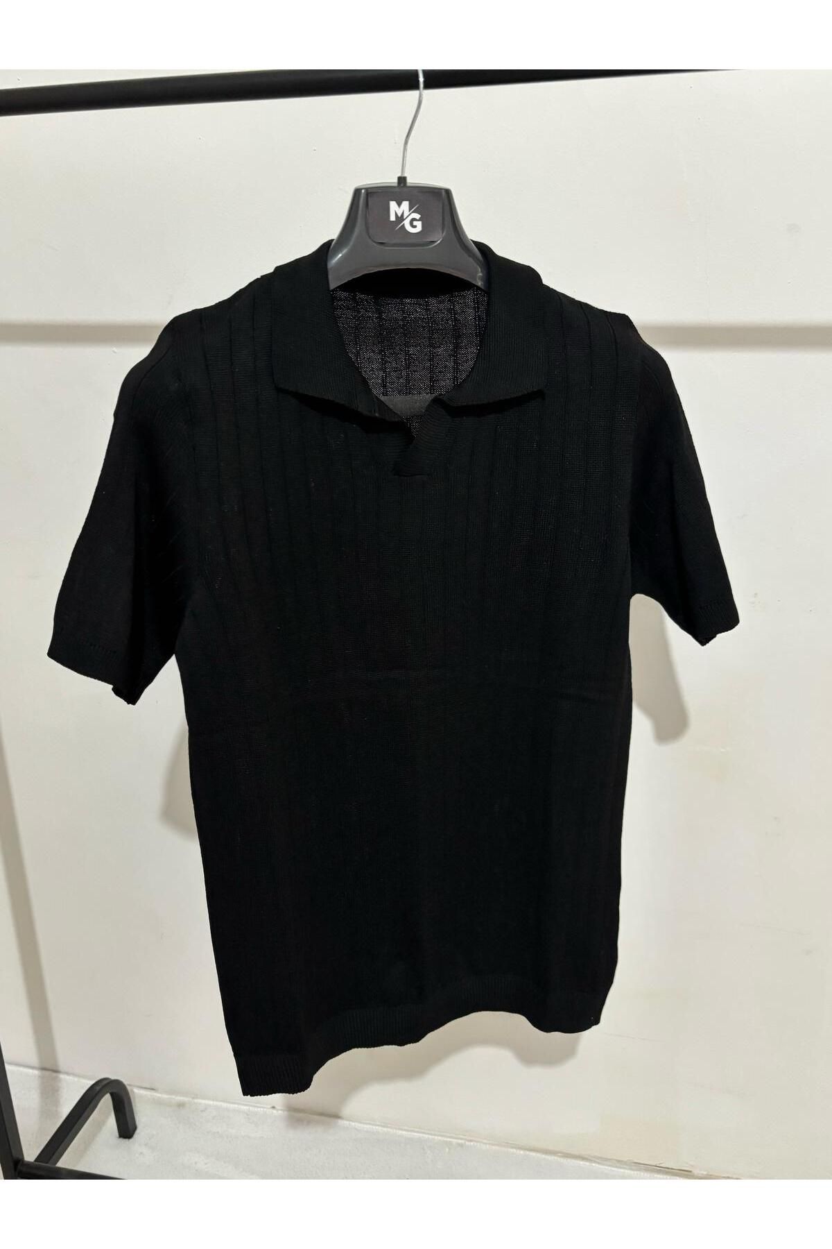 Butik Apaş Yaka Triko T-shirt