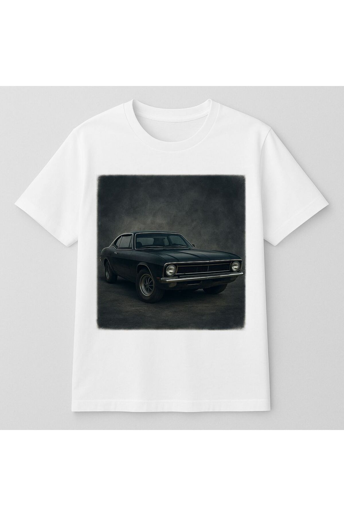 Marco Fresco Unisex Araba Baskılı Oversize Tshirt