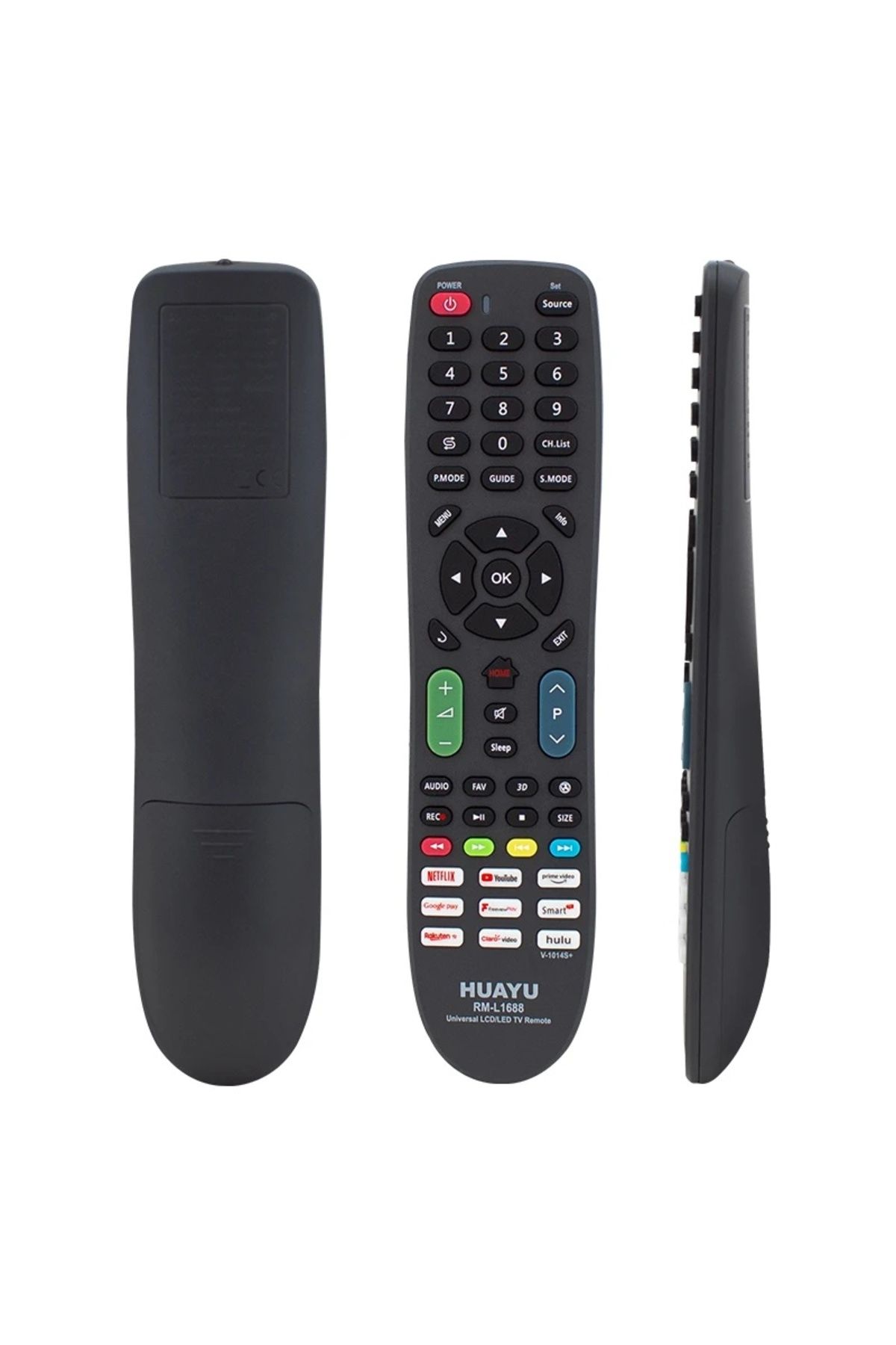BIGBOYCL Huayu Rm-L1688 (V-1014S) Netflıx-Youtube-Prıme Vıdeo-Google Play Tuşlu Lcd-Led Tv Unıversal Kumanda
