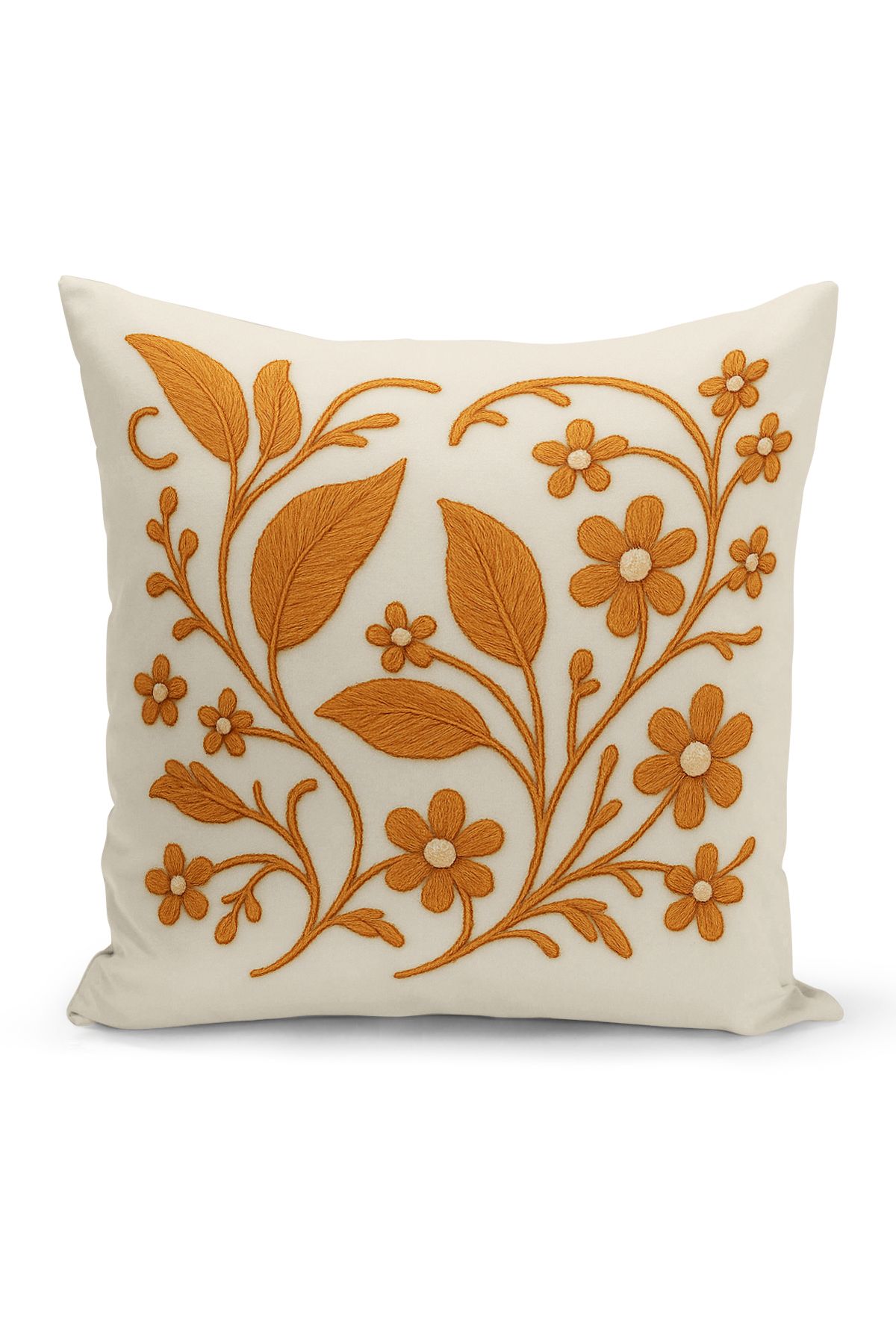 Bertille Home-Set de 3 huse de pernă cu imprimare digitală pe două părți (aspect de broderie cu model de puncție) 4