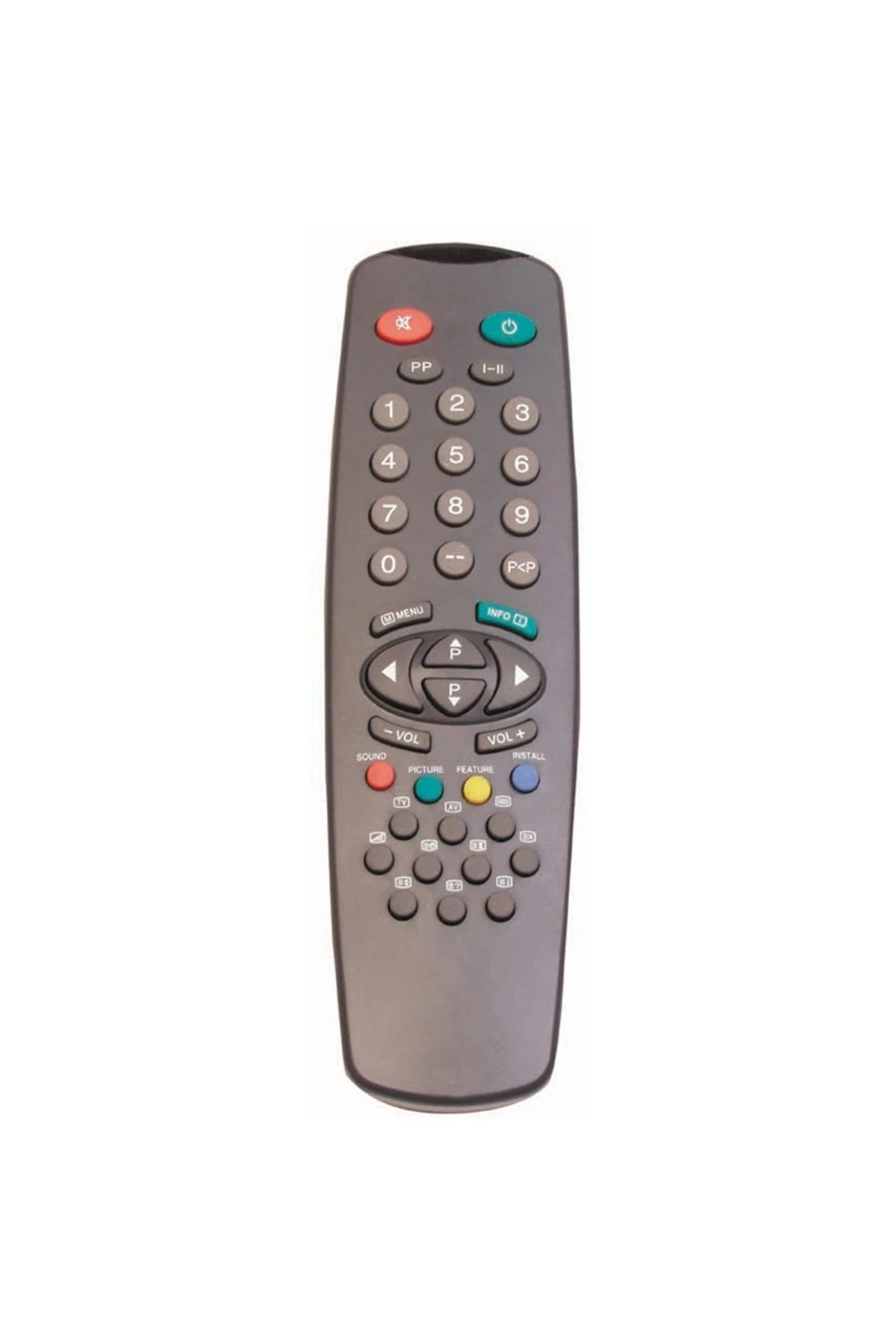 BIGBOYCL Vestel 1940 İnfolu Siyah Tv Kumanda
