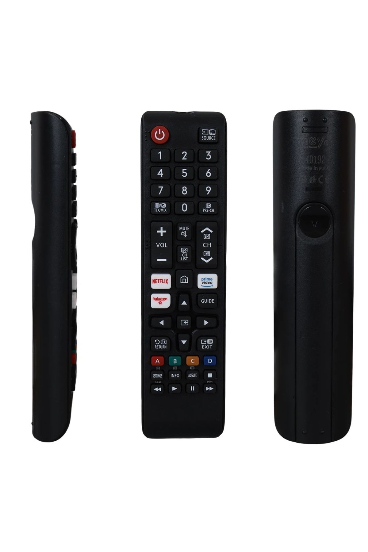 BIGBOYCL Samsung Bn59-01315B Netflıx-Prıme Vıdeo-Rakuten Tuşlu Kısa Lcd Led Tv Kumanda (40192=2860)