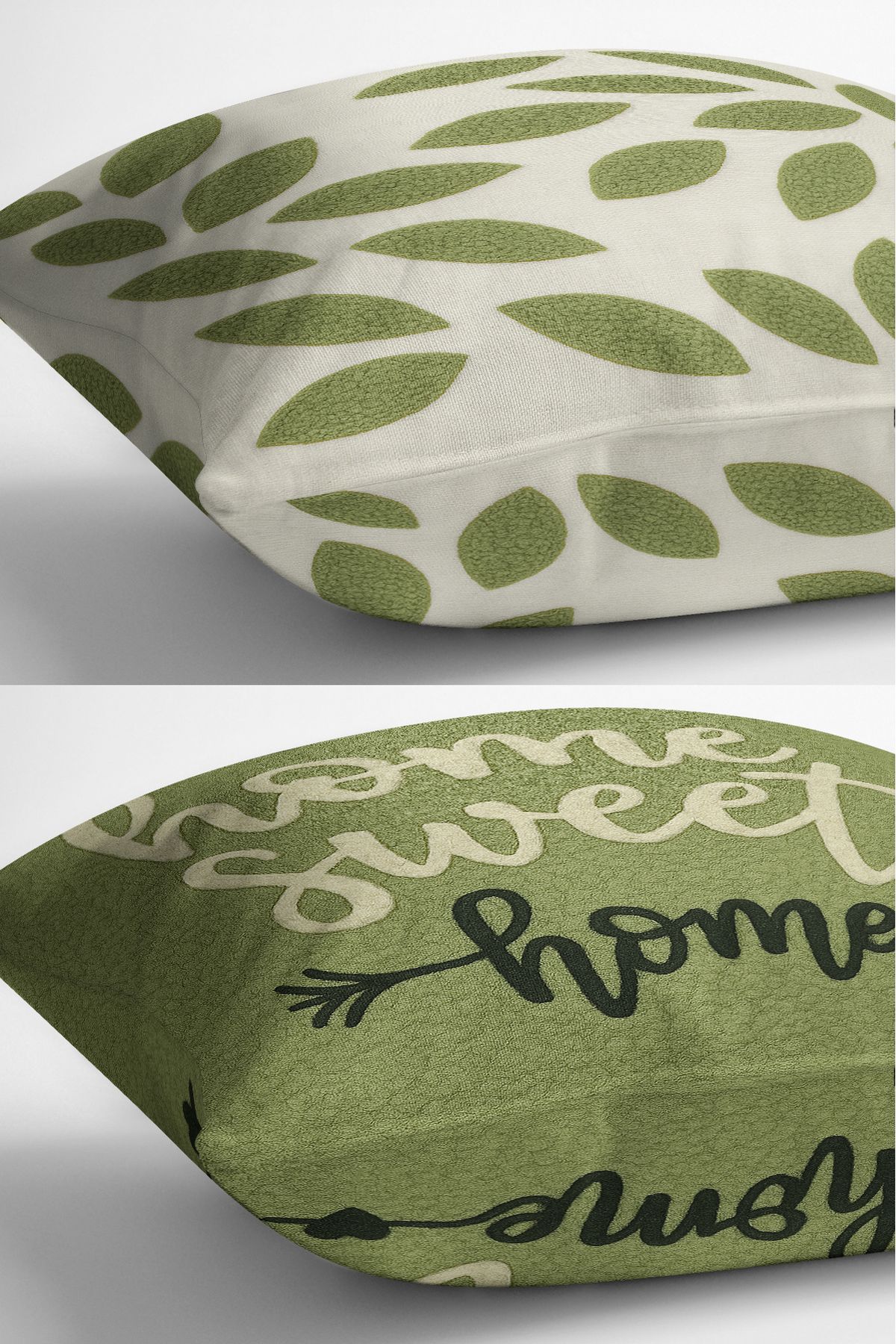 Bertille Home-Set de 3 huse de pernă cu imprimare digitală pe două părți (aspect de broderie cu model de puncție) 6