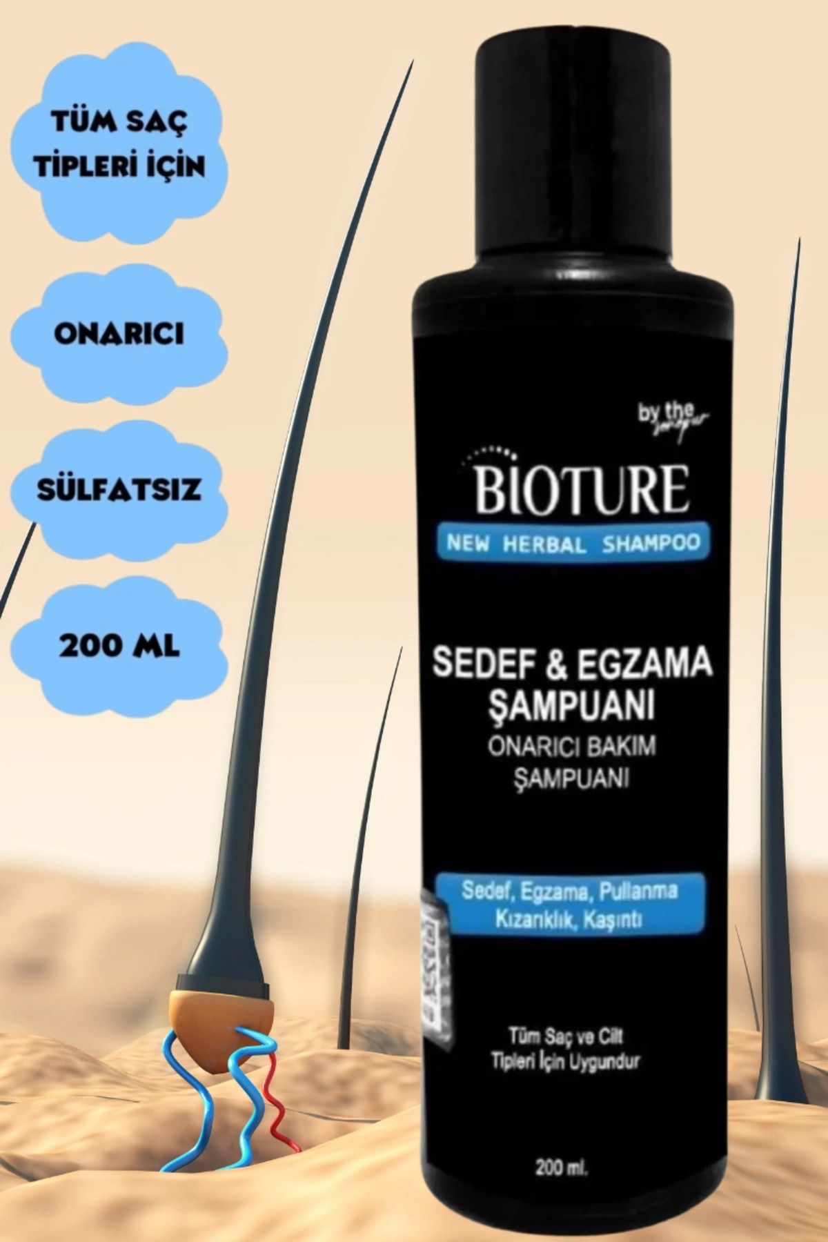ÇAVDAR Bioture Se.def Eg.zama Şampuanı 200 ML