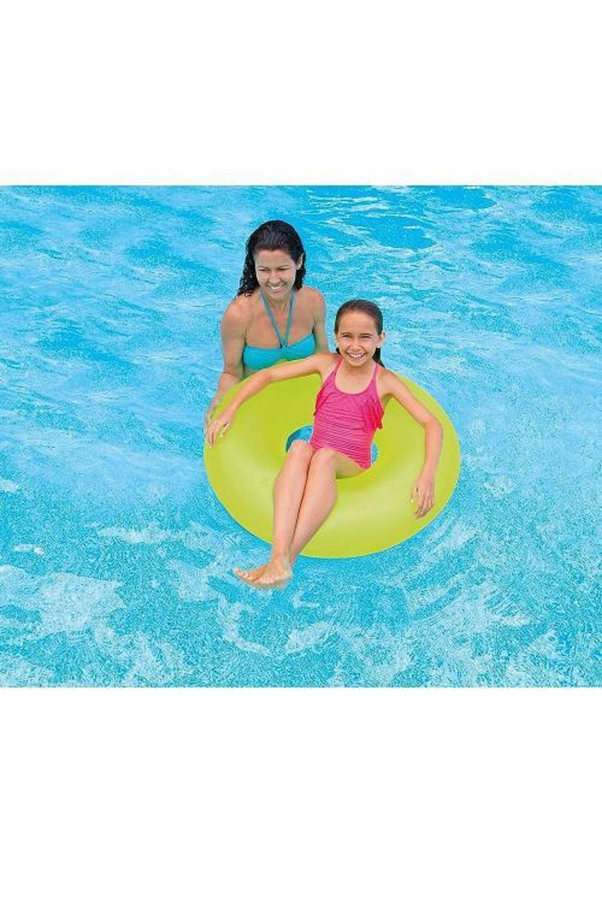 MAİN SHOP Intex 9+Yaş 91 Cm Baskılı Jumbo Simit Şişme Çocuk Simit Şişme Havuz ve Deniz Yüzme Simidi M-59262
