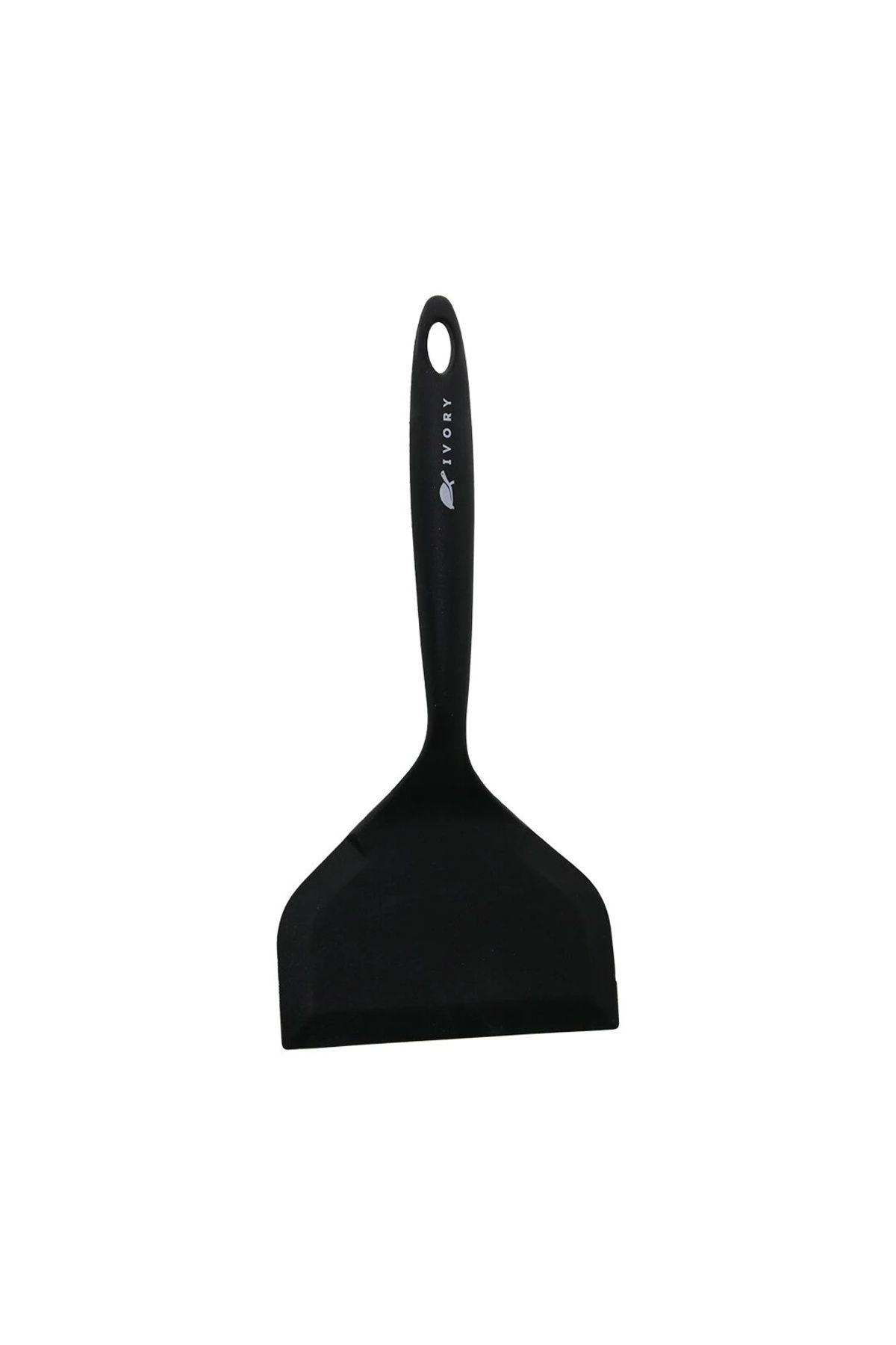 BIGBOYCL Silikon - Siyah Jumbo - Geniş Ağız Spatula 25.5Cm -- Ağız: 12Cm