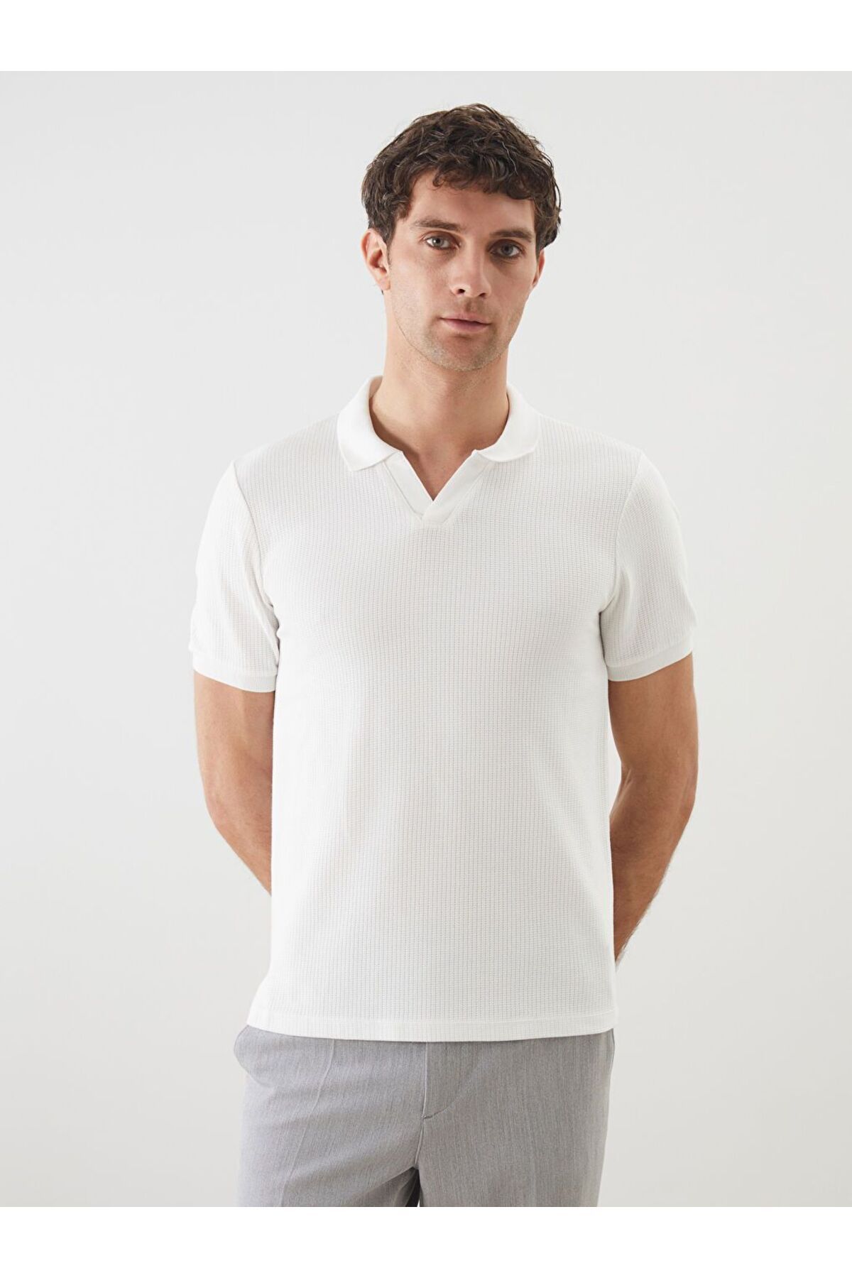 LC Waikiki SOUTHBLUE Polo Yaka Kısa Kollu Erkek Tişört