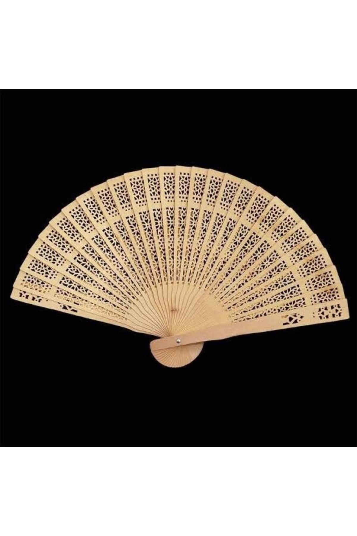NEZADE STORE Ahşap Yelpaze 50 Adet