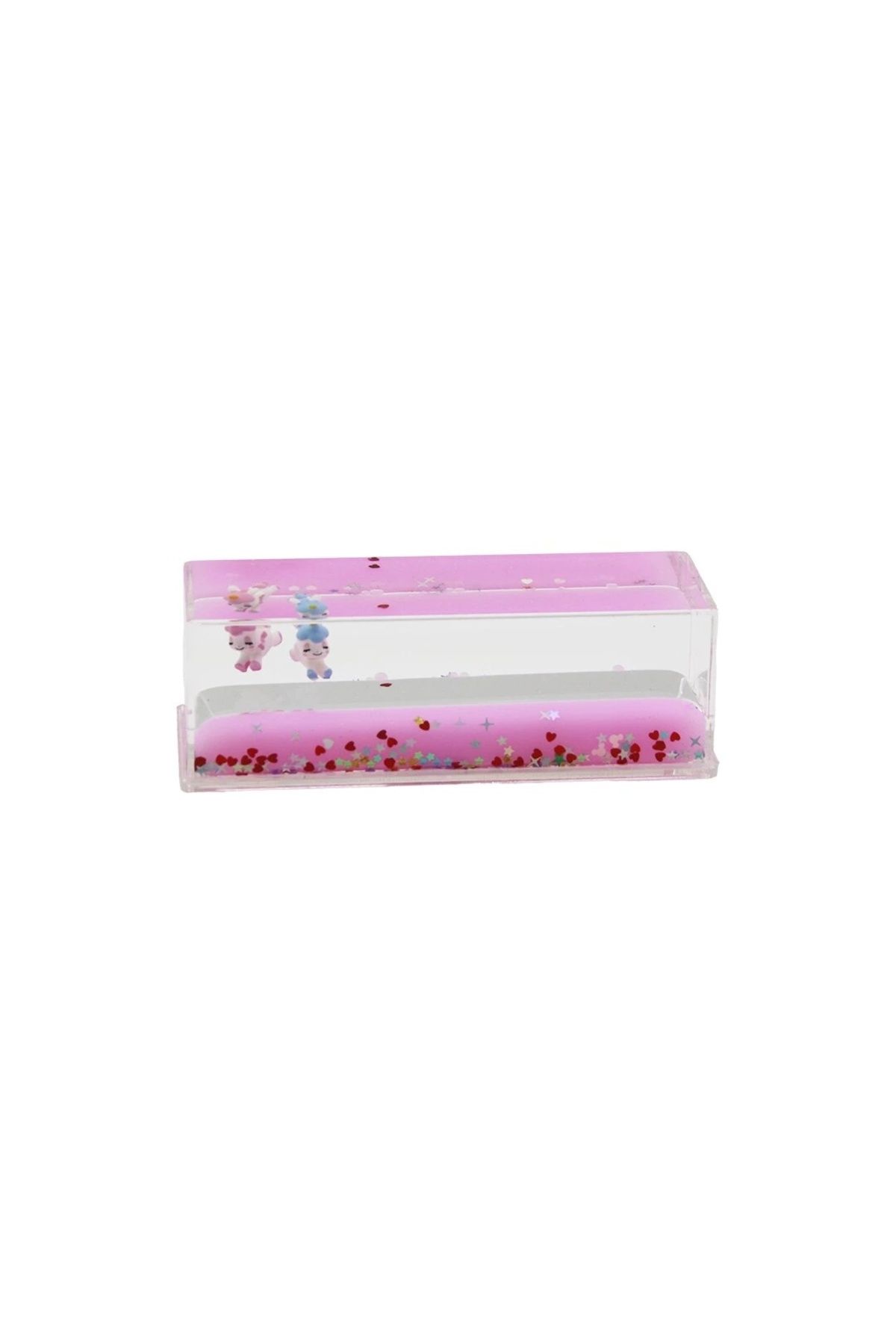 BIGBOYCL Pembe Su Hayvan - Yıldız D.Gen Mika Yüzen Batmayan Dekoratif Biblo Akvaryum4.7X13.6X4.5Cm