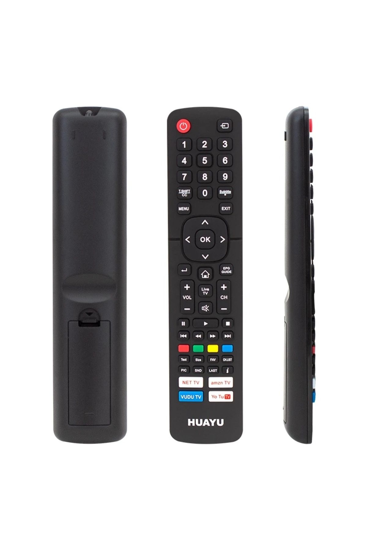 BIGBOYCL Huayu Urc1530 Hısense Netflıx-Youtube-Amazon Tuşlu Lcd-Led Tv Unıversal Kumanda Ambalajlı