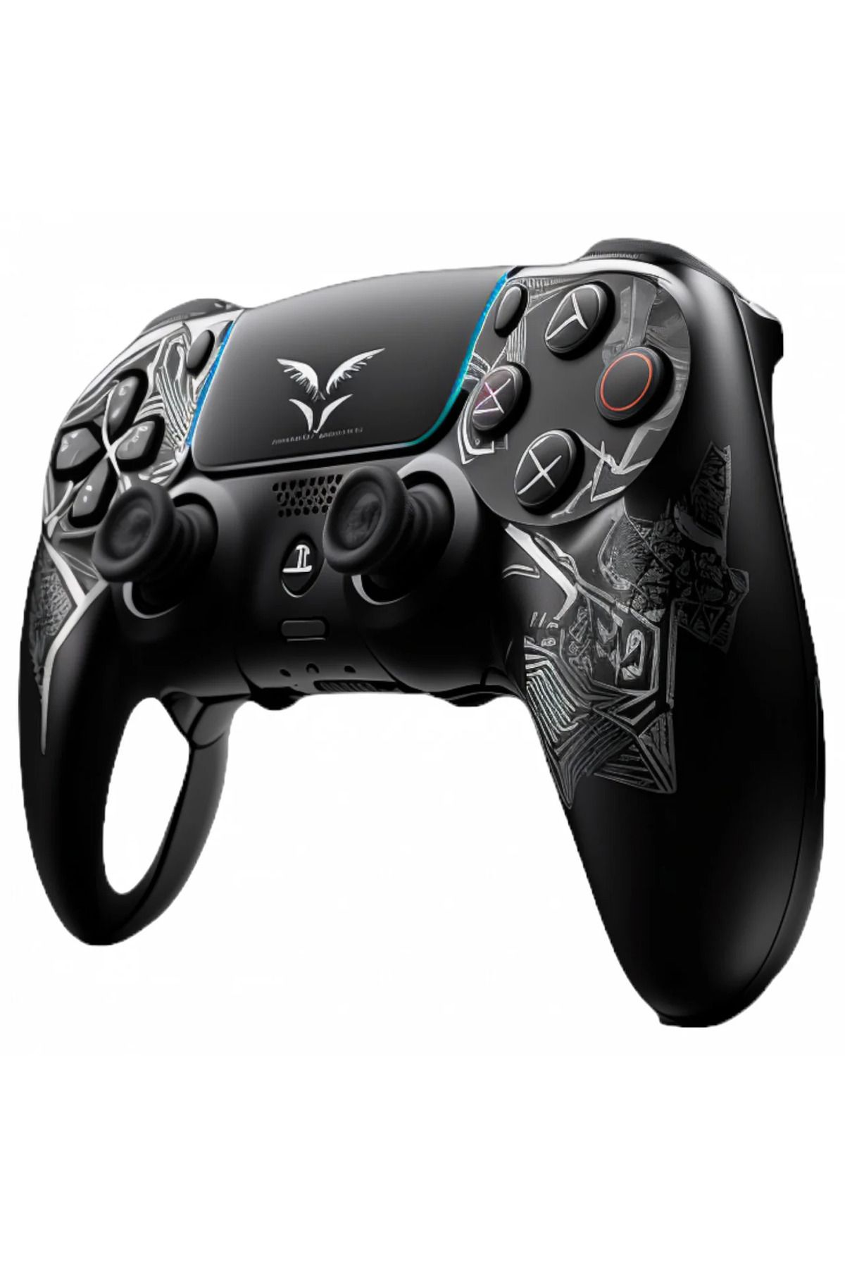 INOVATIX-Set de 8 piese, autocolant cu desen controller ps5 și aripioare, INOVATIX®. 6 cm 1