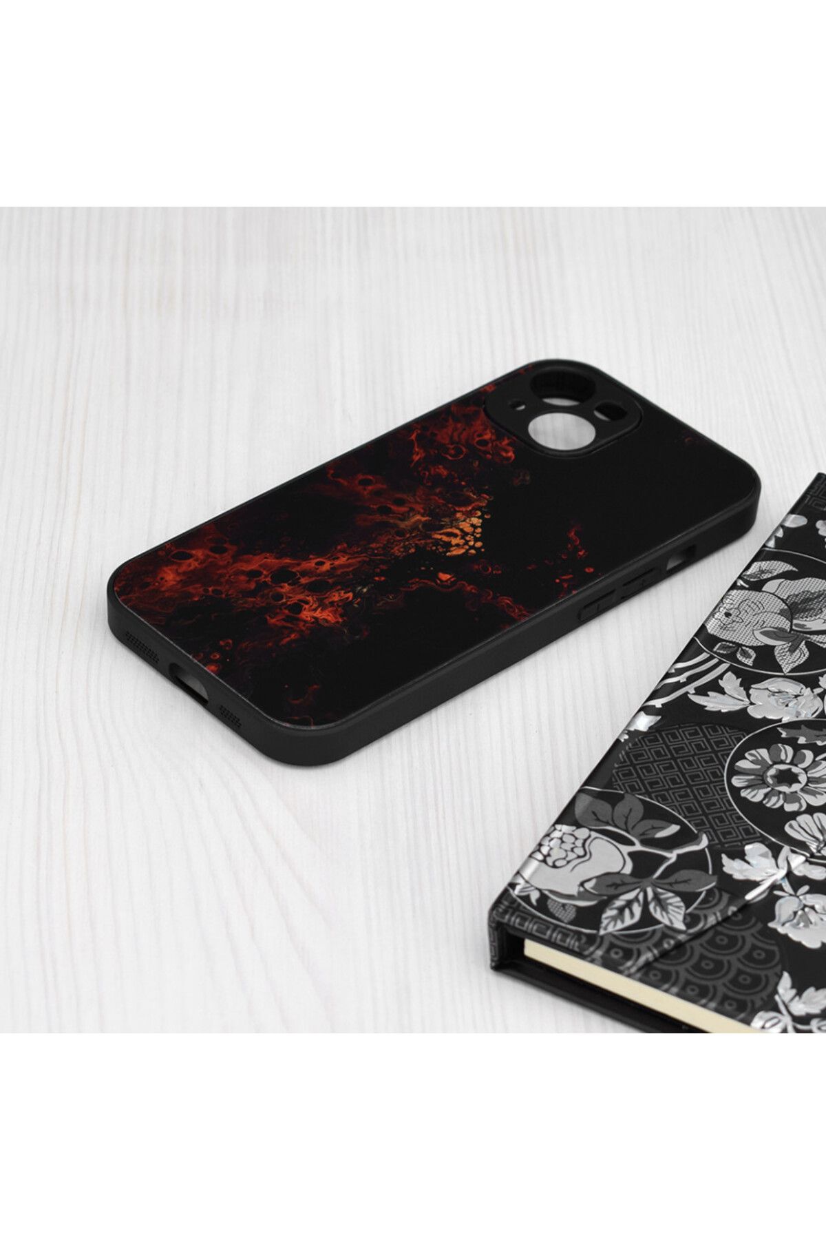 Techsuit-IPhone 15 Plus Case - Techsuit Glaze Series - Red Nebula 3