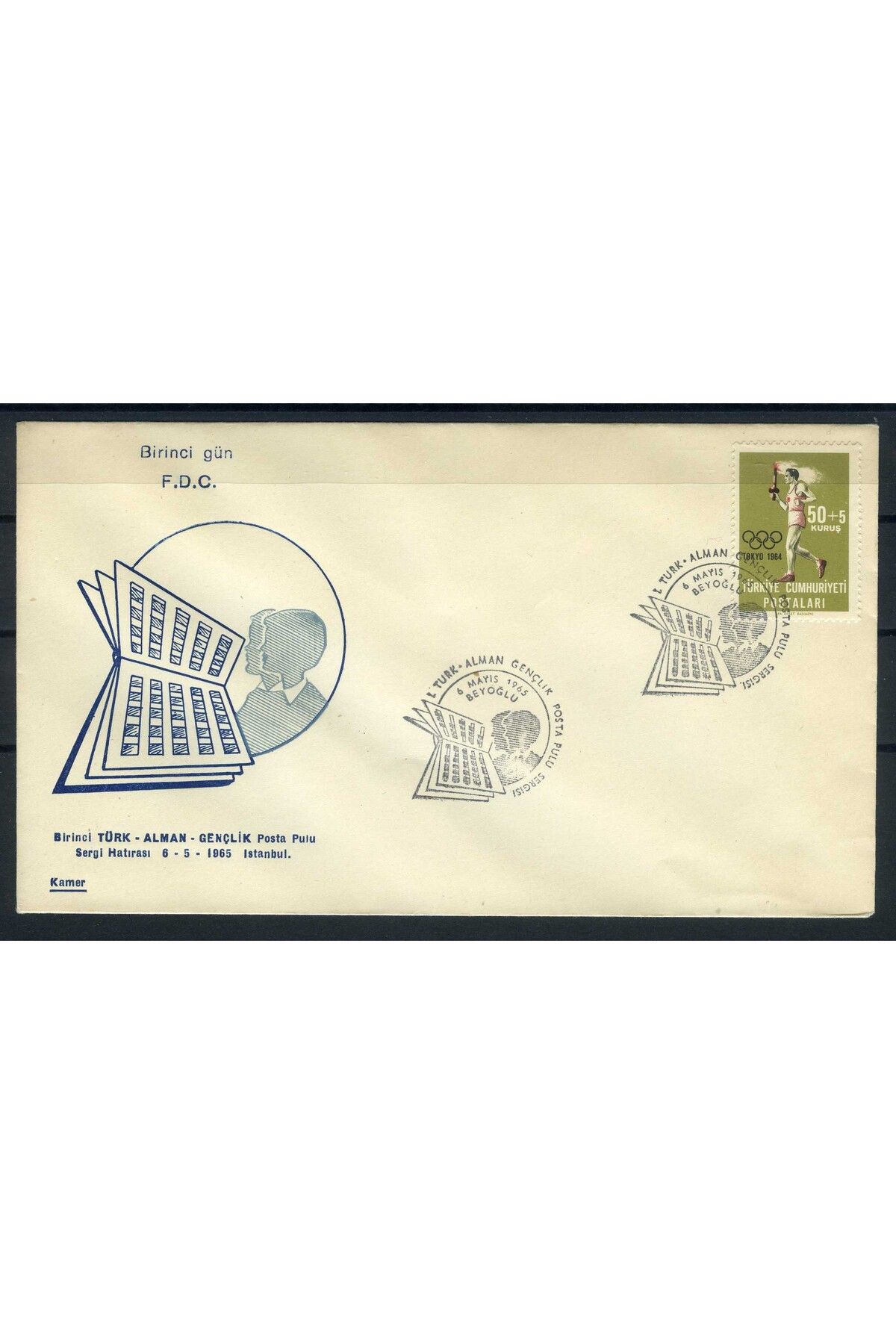 Jupiter Stamps Koleksiyon Pulları,Türk-Alman Gençlik Posta Pulları Sergisi,ZARF-Konsept Hediyelik