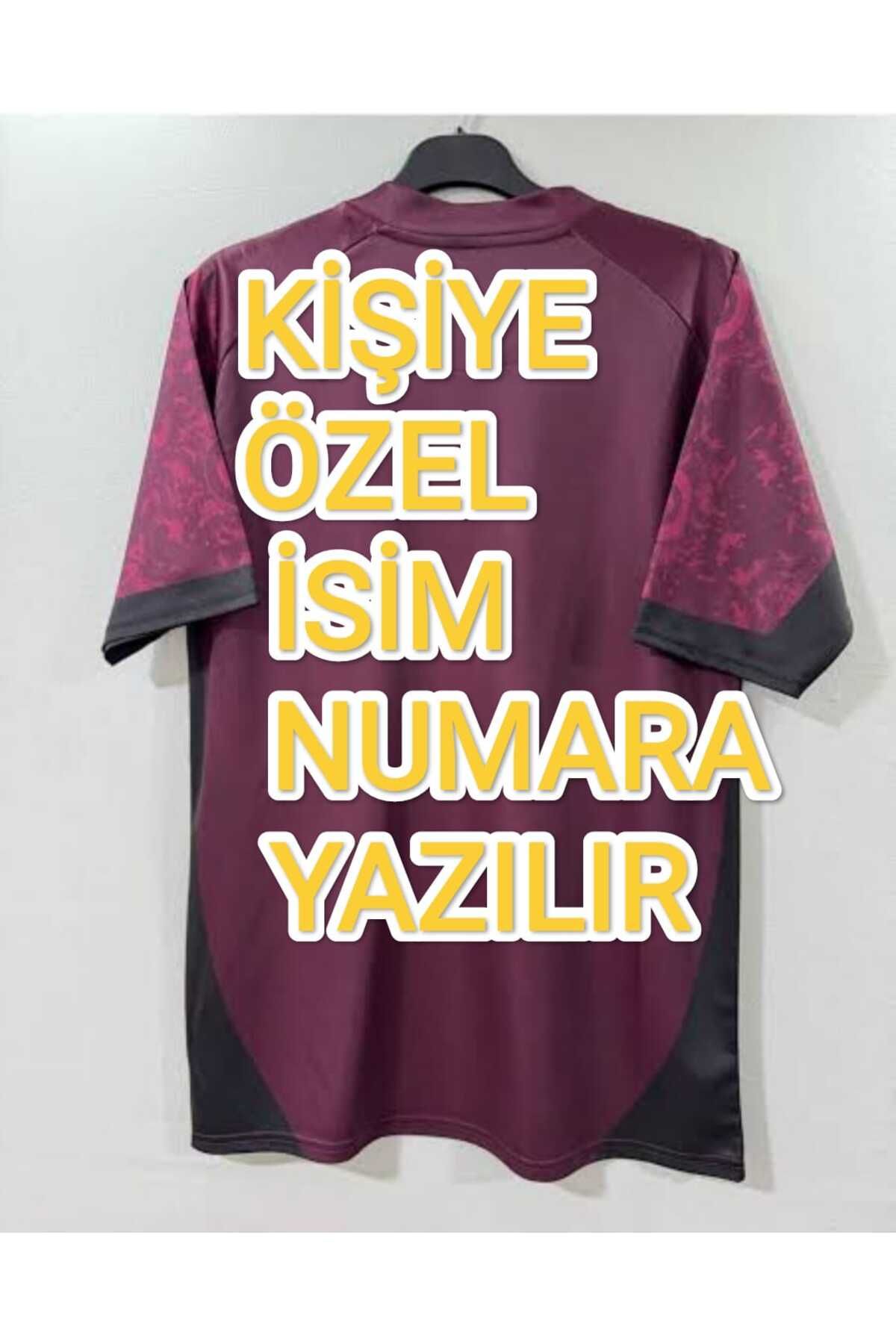Marka Extra GALAtAsArA'y- 5 YILDIZLI BORDO 2024.2025 YETİŞKİN Futbol Forması KİŞİYE ÖZEL İSİM NUMARA