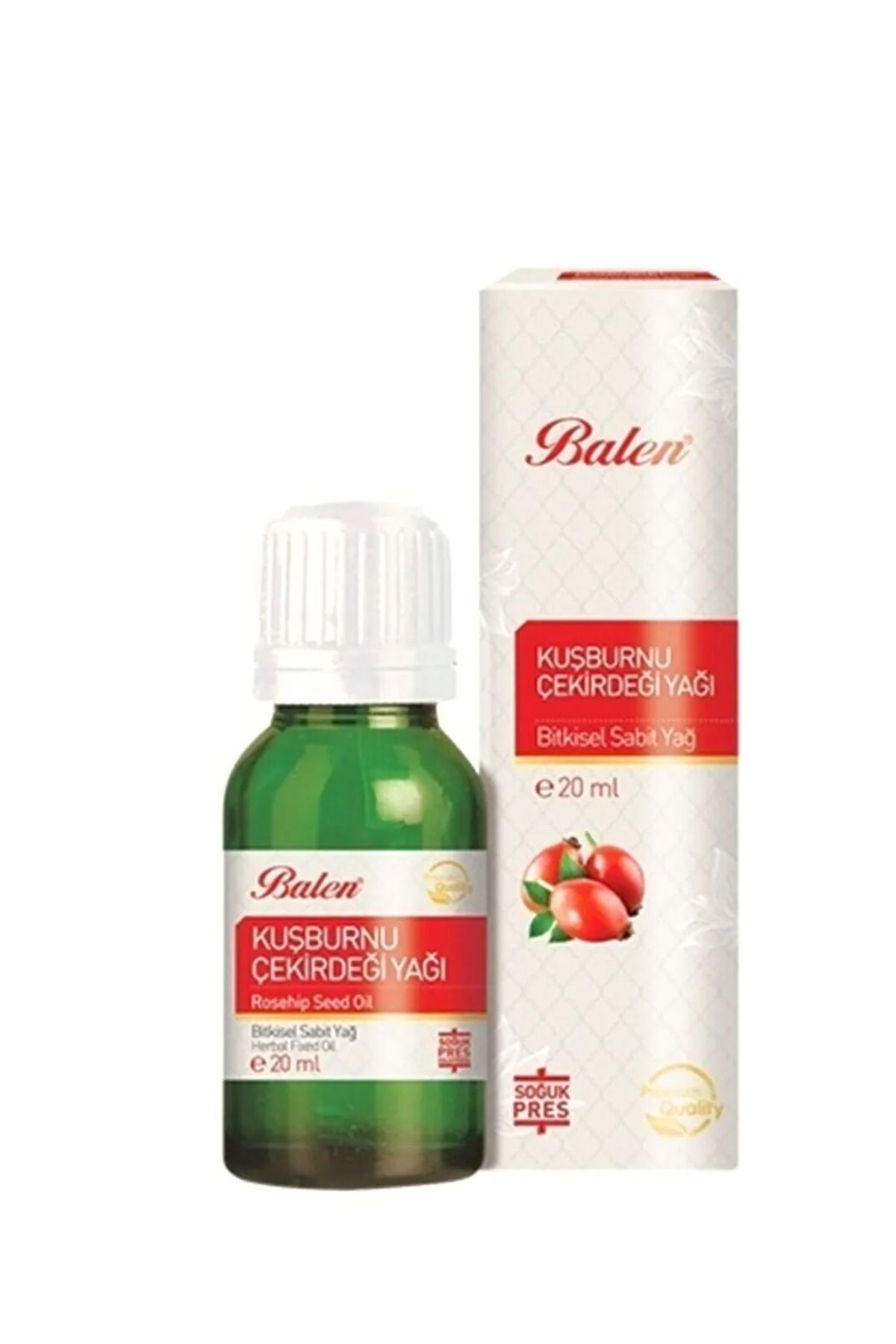 GÜLCE LOKMAN HEKİM AKTAR BALEN KUŞBURNU ÇEKİRDEĞİ YAĞI 20ML