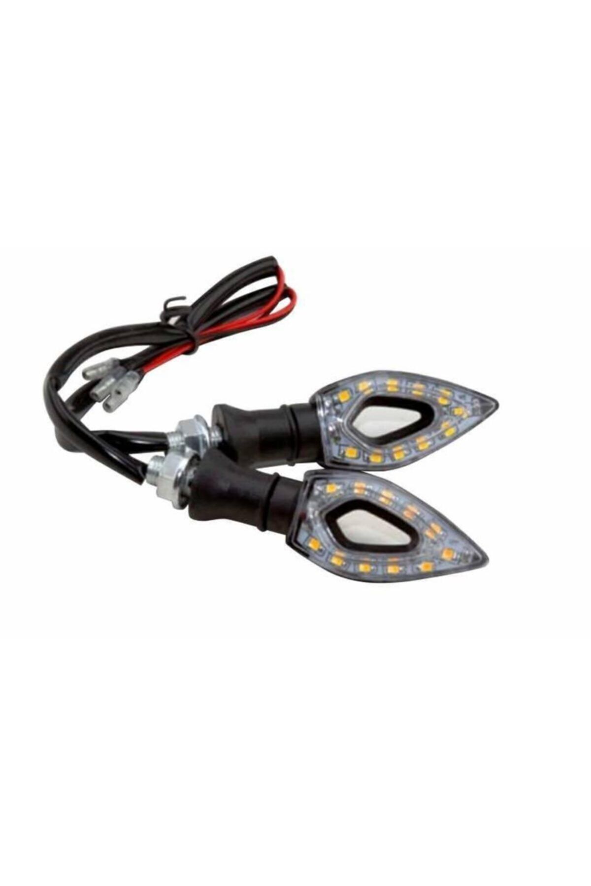 motobisikletim Motosiklet Ledli Üçgen Sinyal [sarı Işık] 2 Adet