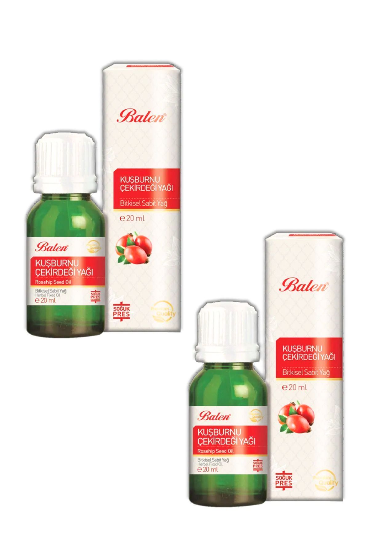 GÜLCE LOKMAN HEKİM AKTAR BALEN KUŞBURNU ÇEKİRDEĞİ YAĞI 2 X 20ML