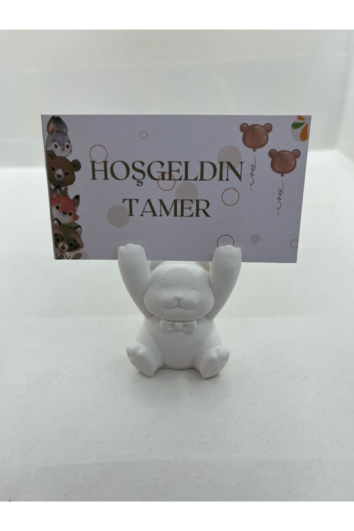 CEA Bebek Hoşgeldin Hediyesi – Kişiye Özel Kartlı Biblo.(10 ADET)