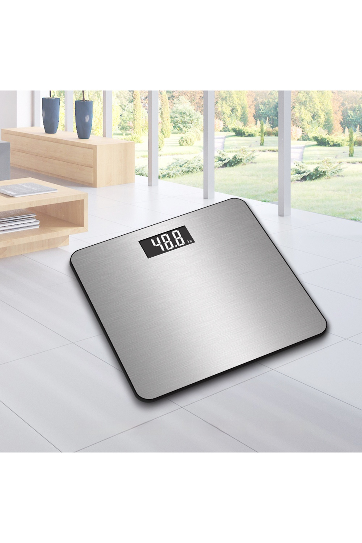 COOYA-High-Precision Electronic Digital Weighing Scale with LCD Display,180Kg Capacity, Sturdy, Grey 3