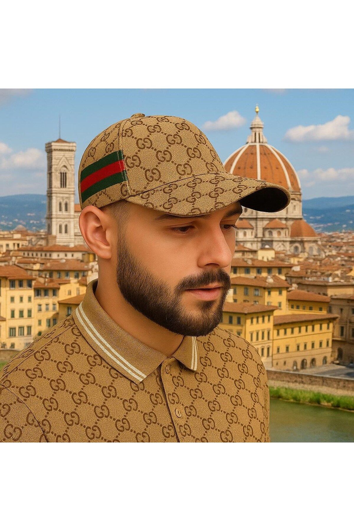 Elite global Extra kalite unisex şapka (kahverengi)