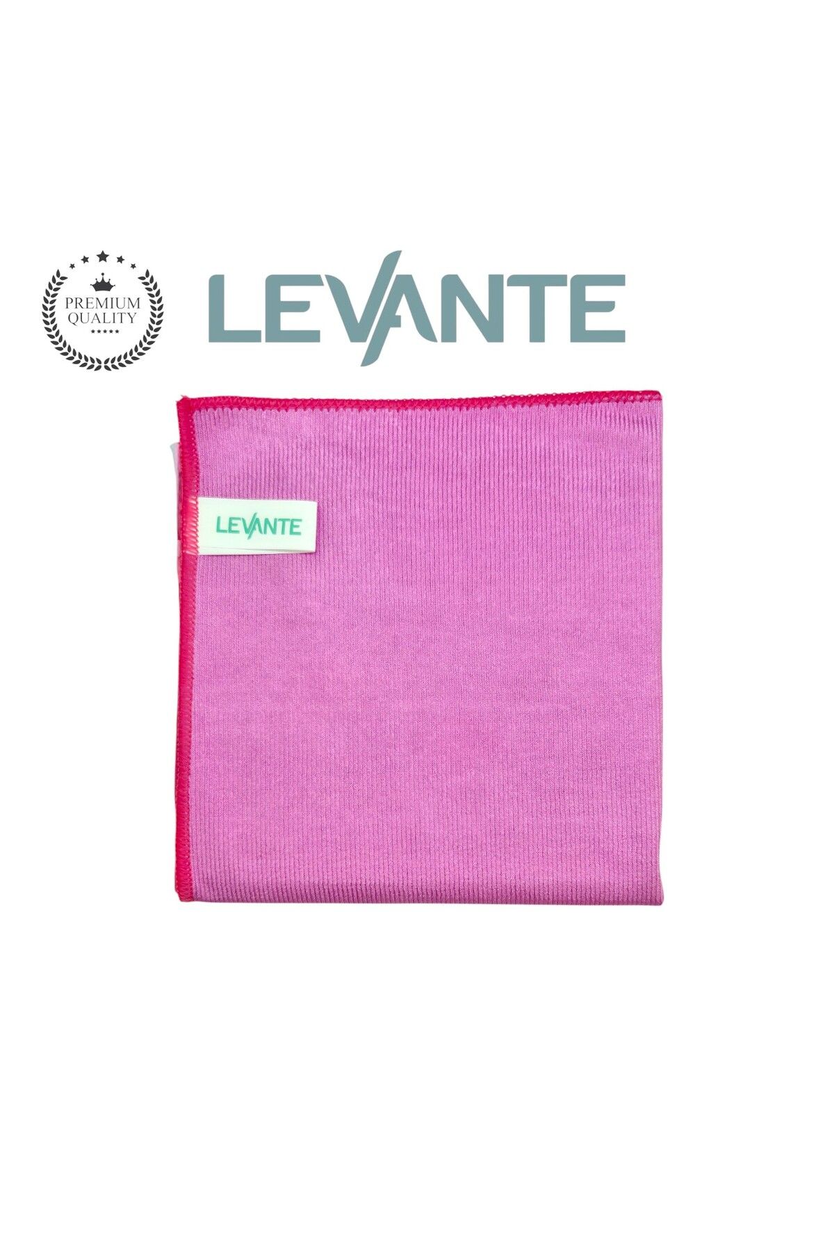 Levante Ekstra Kalın Mikrofiber Temizlik Bezi 5'li Set 40x40 I Leke Tutmaz I Koku Yapmaz I Çizmez