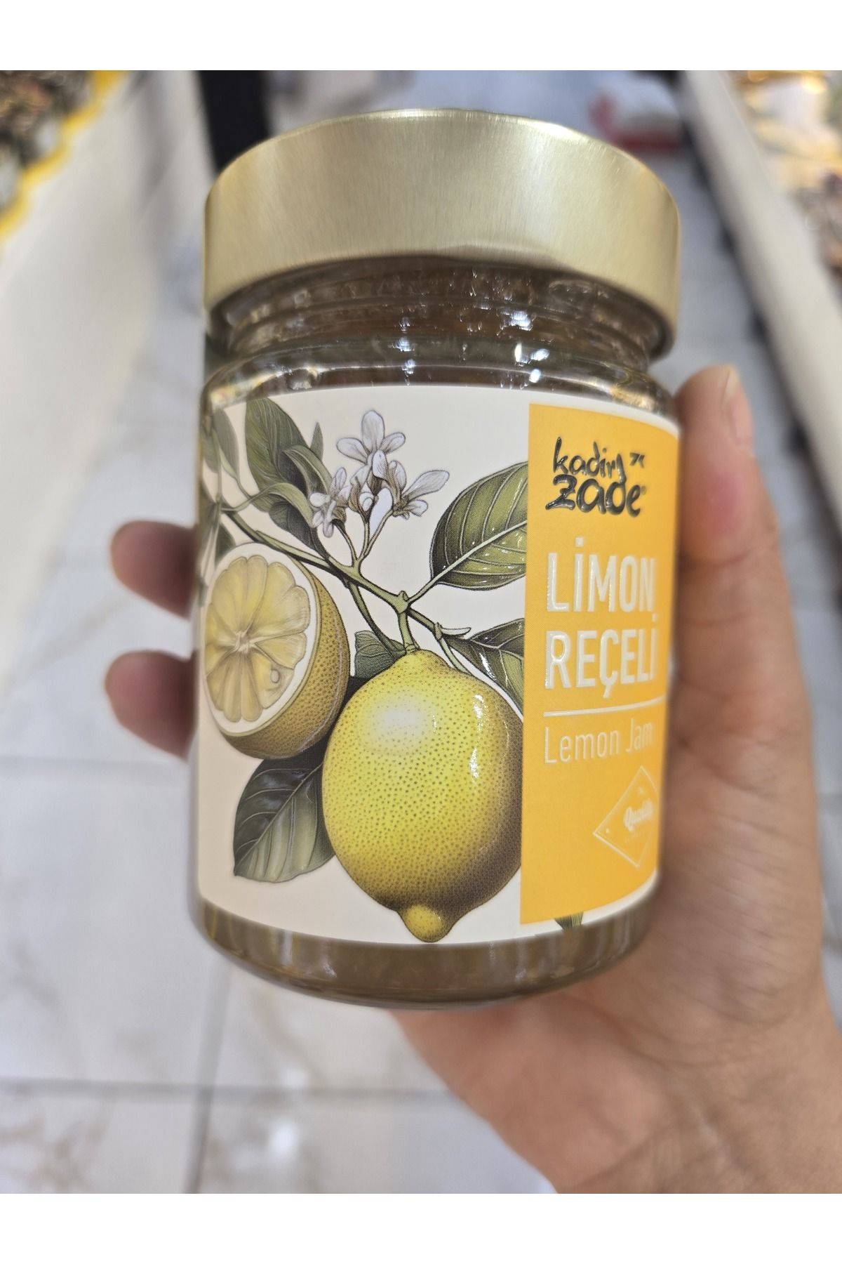 KADİRZADE Limon reçeli lemon jam 350g