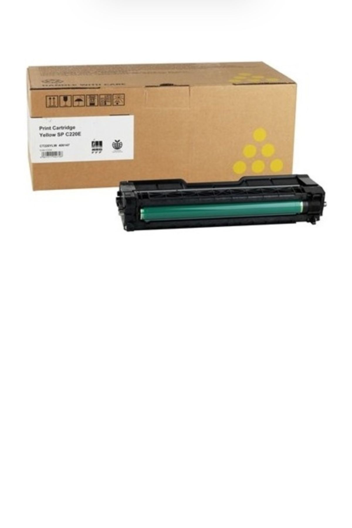 Tex Ricoh SP‑C250 Sarı Muadil Toner – 1.600 Sayfa – %100 Uyumlu