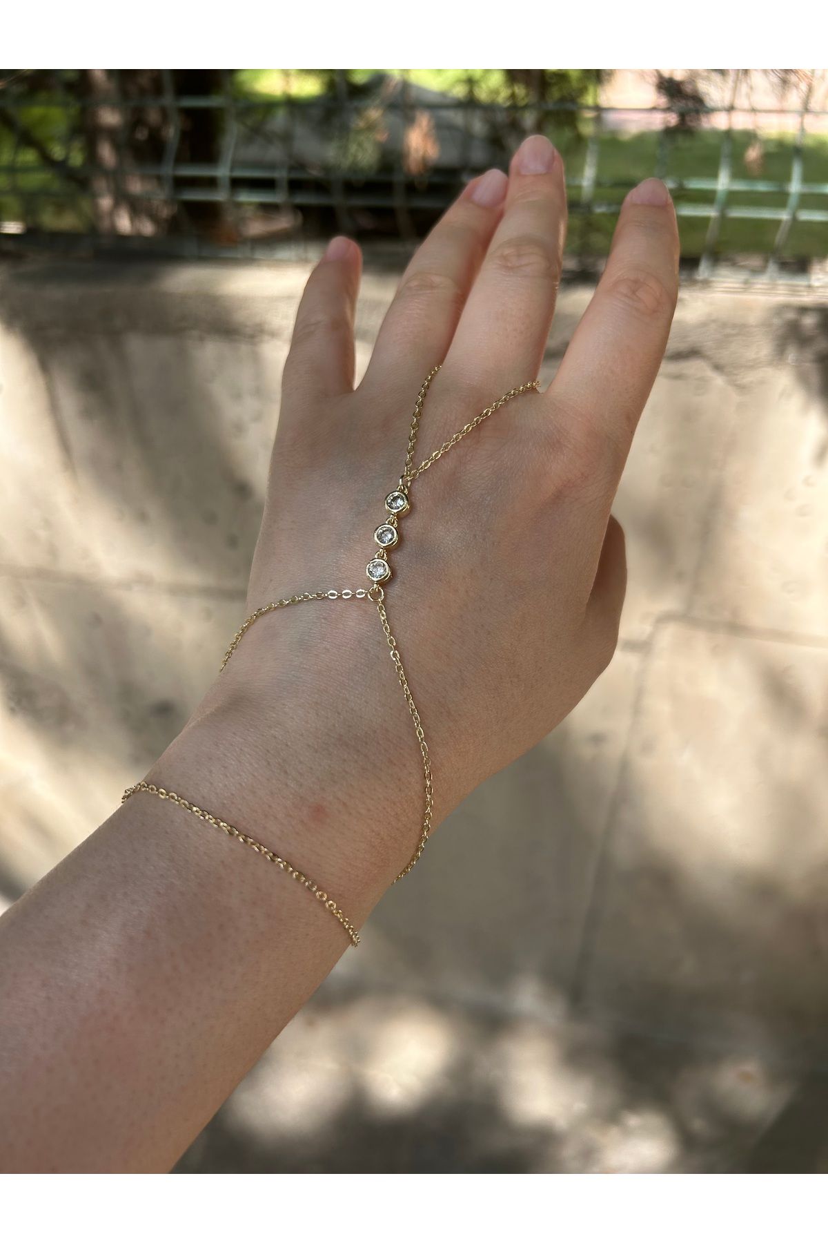 JEWELRY Gold Zirkon Taşlı Şahmeran