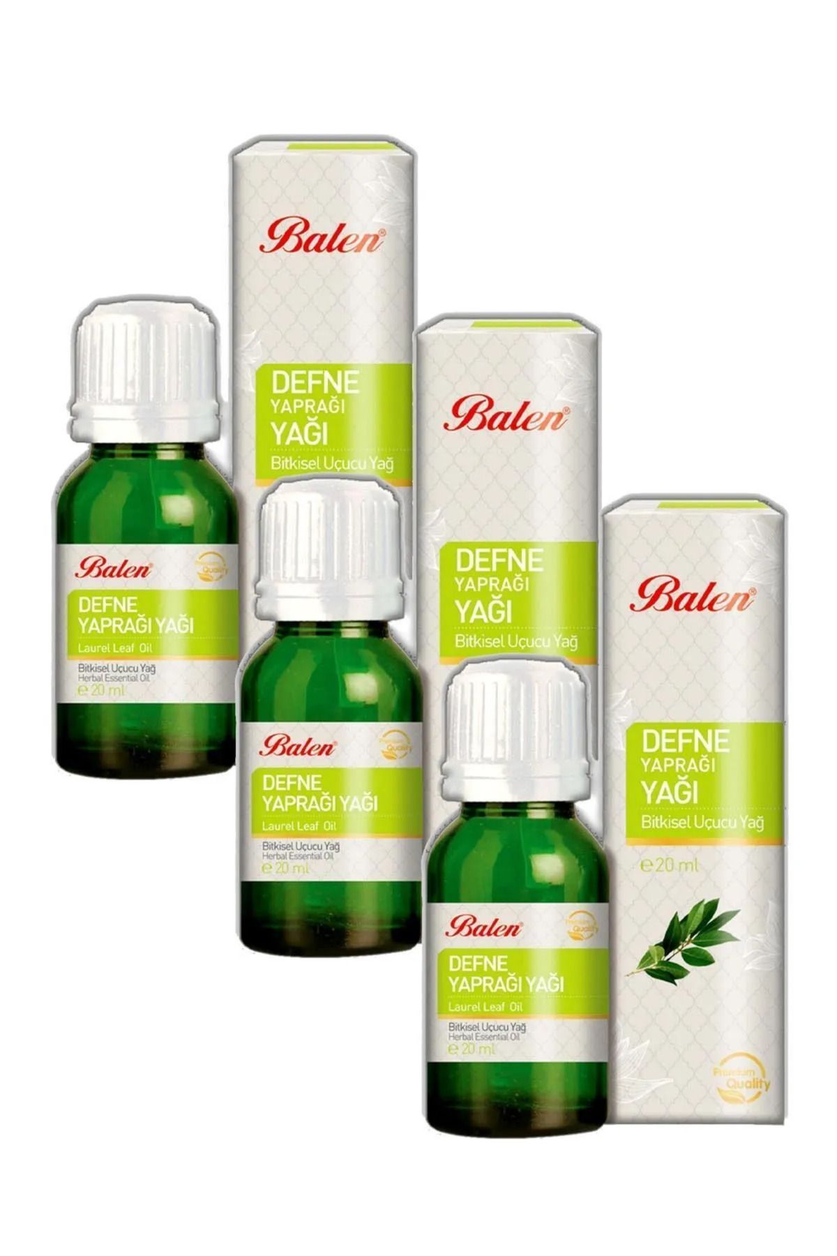 GÜLCE LOKMAN HEKİM AKTAR BALEN DEFNE YAPRAĞI YAĞI 3 X 20ML DİSTİLASYON