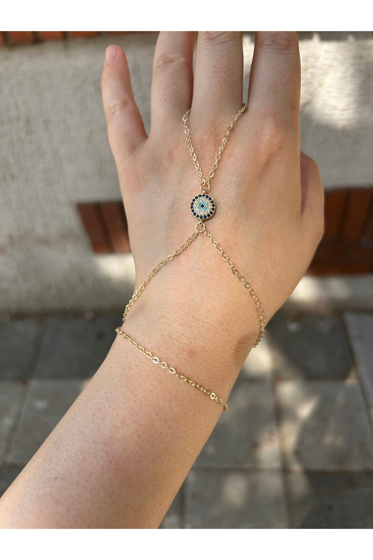 JEWELRY Renkli Zirkon Taşlı Şahmeran