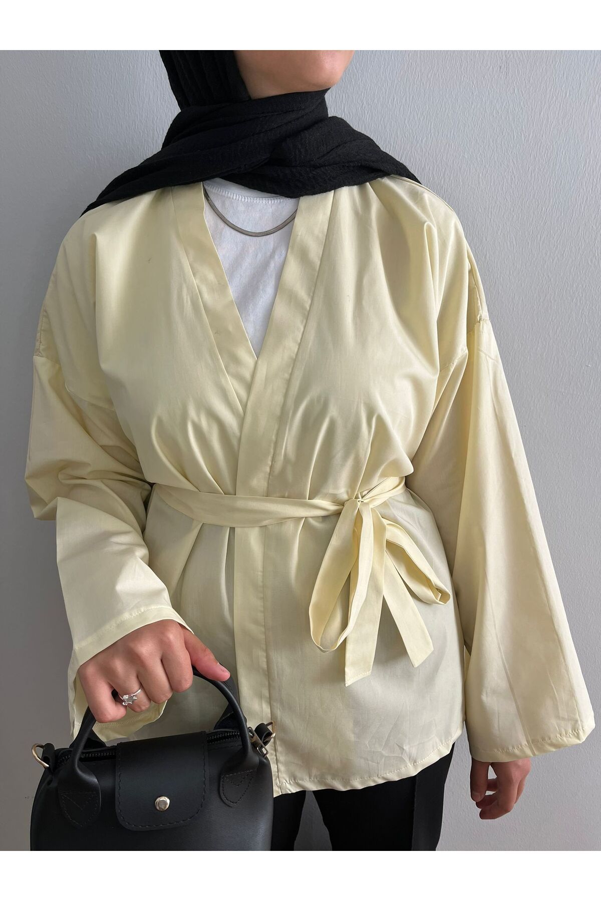 FASİON Belden Bağlamalı Butter Yellow