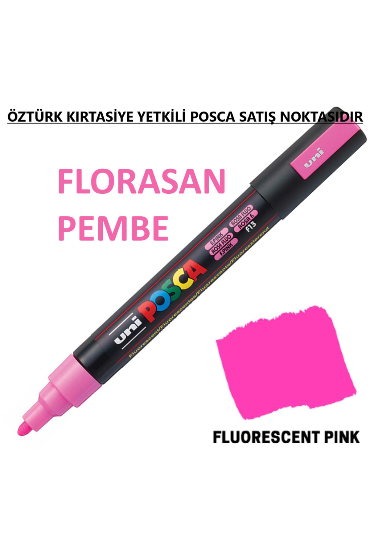 POSCA Florasan Pembe Marker Kalem Pc-5m (1.8-2.5 mm)