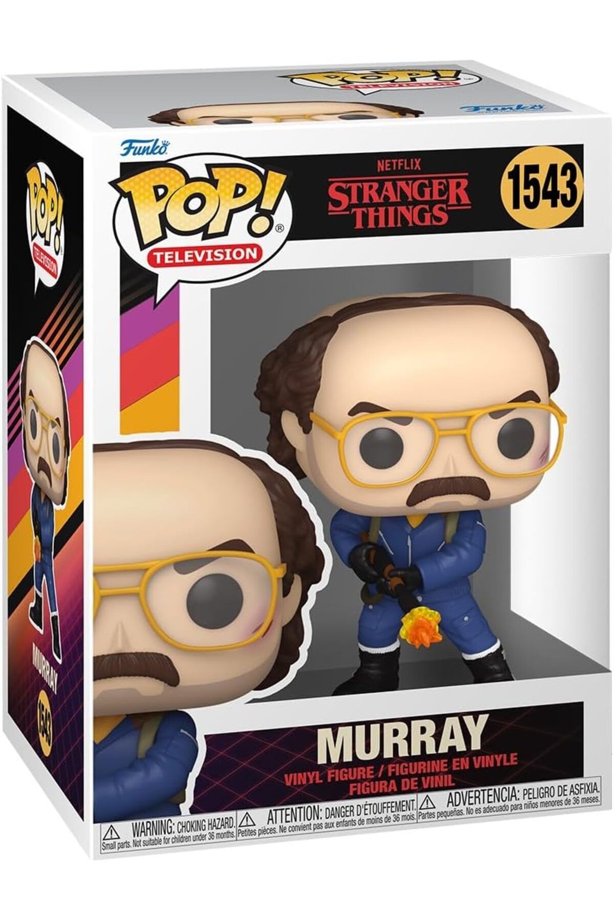 Funko Pop! TV: Stranger Things, Murray Bauman Koleksiyonluk Vinil Figür, Resmi Ürün
