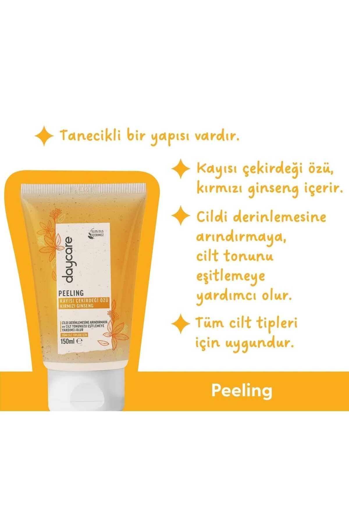Daycare Yüz Temizleyici Peeling 150ml 3 ADET