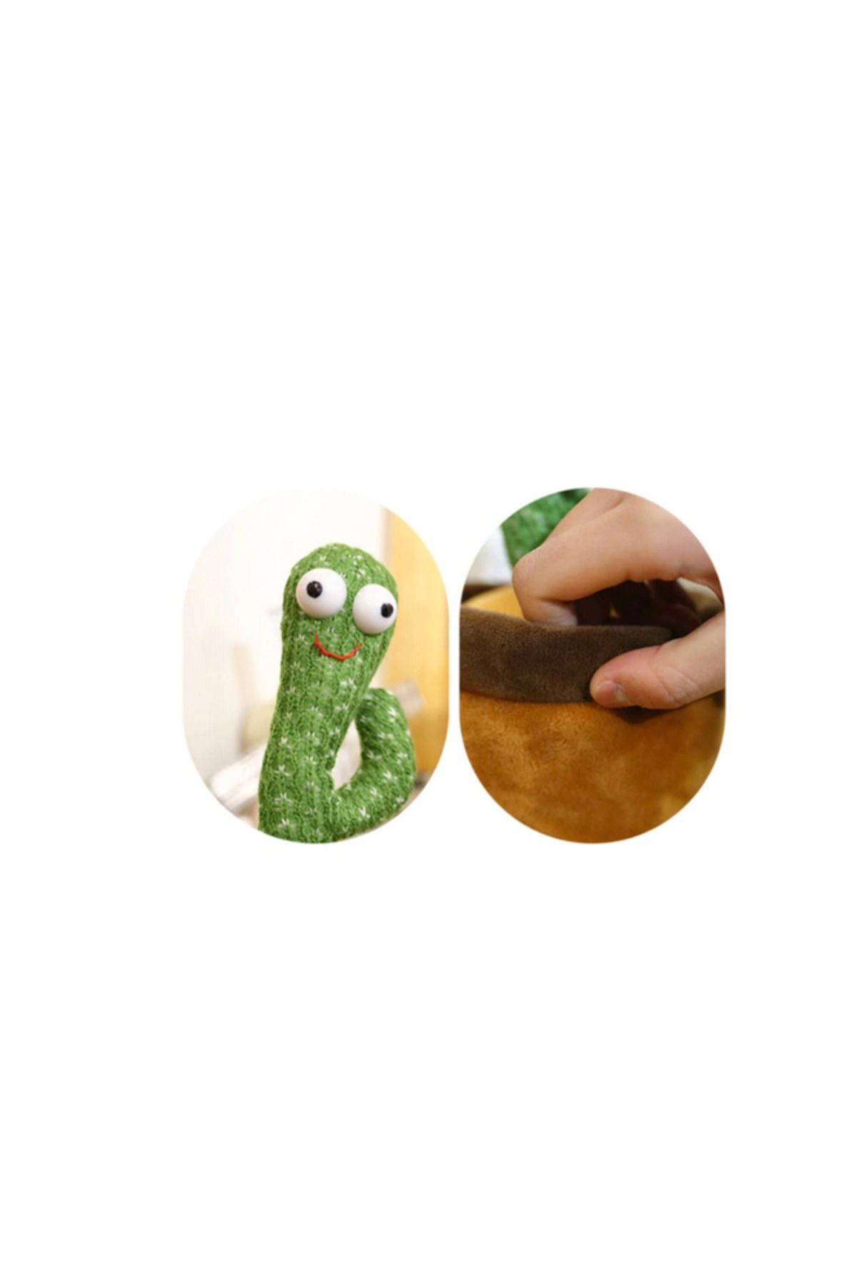 OEM-Interactive Talking and Dancing Cactus Toy, size 32 cm, batteries included, dances and repeats 3